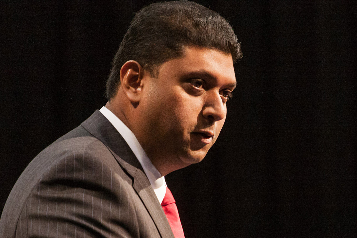 Minister of Energy and Energy Affairs Kevin Ramnarine has called Union Industrial Estate, the home of the Mitsubishi DME plant, "the new Point Lisas." Photo by Mark Gellineau