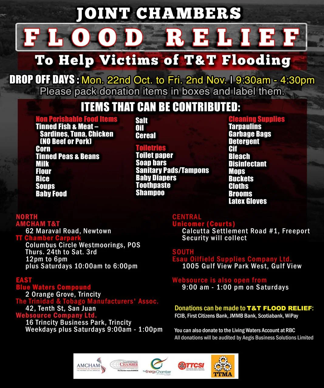 Joint Chambers - Flood Relief Initiative
