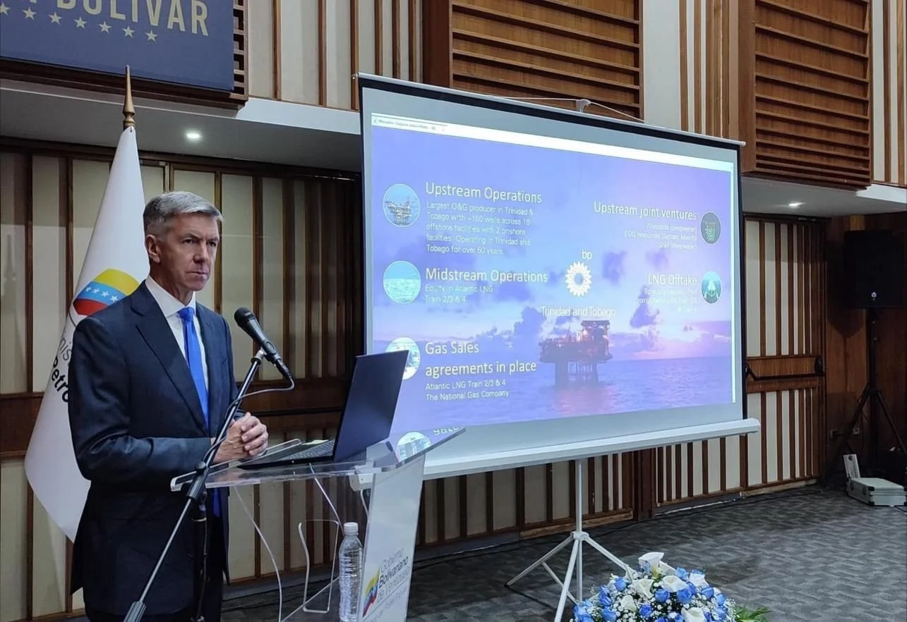 Government of Trinidad &amp; Tobago joined by bp to discuss development of cross border gas fields. 