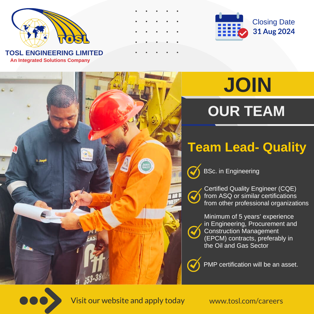 TOSL - Team Lead Quality