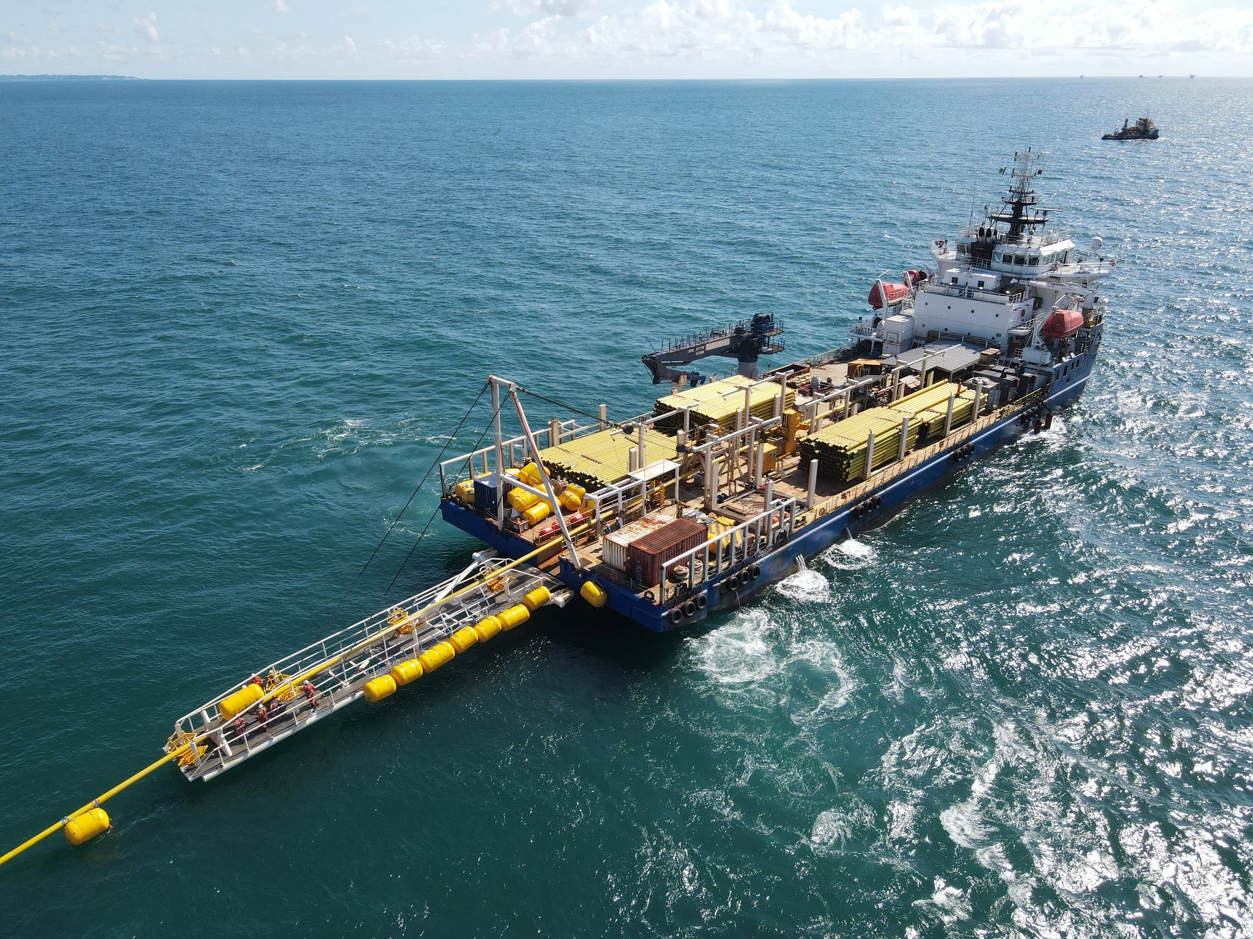 Perenco T&amp;T delivers new 10” export pipeline and Samaan gas WO campaign