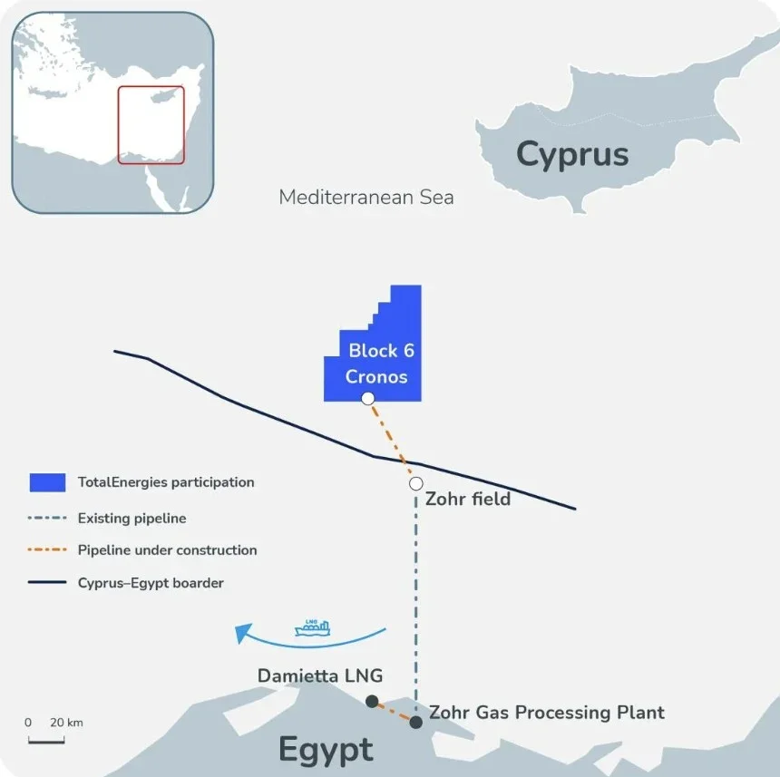 TotalEnergies and Eni approve first offshore gas development in Cyprus