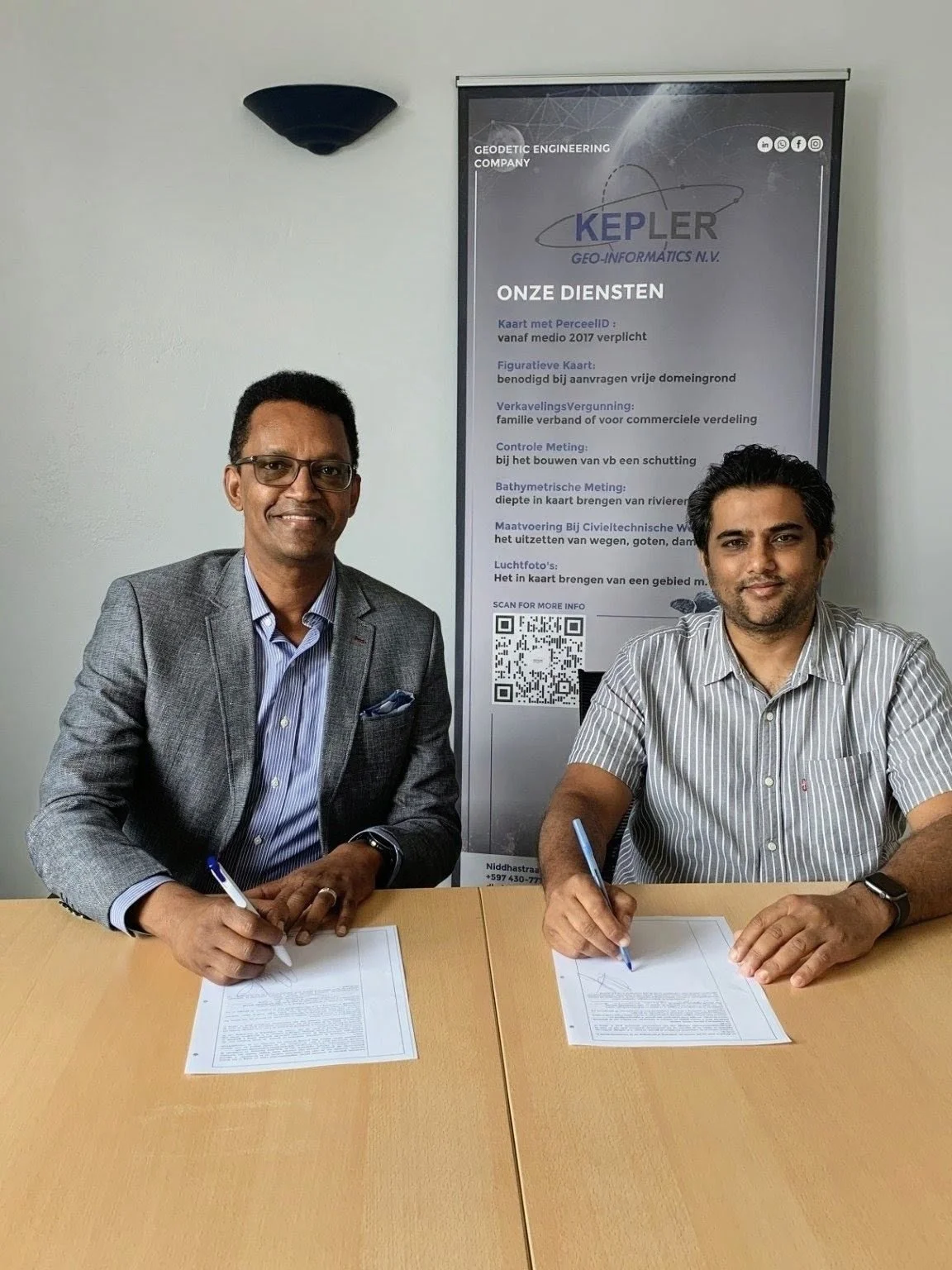 L&amp;S Surveying and Kepler sign services agreement in Suriname