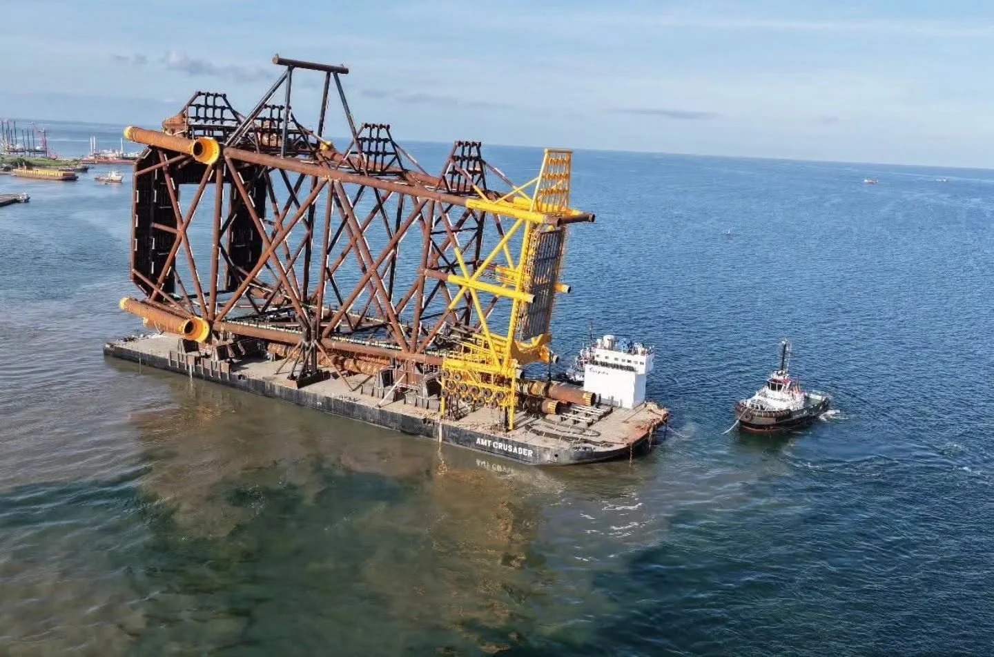EOG and BP advance T&amp;T gas development with loadout of Coconut offshore jacket