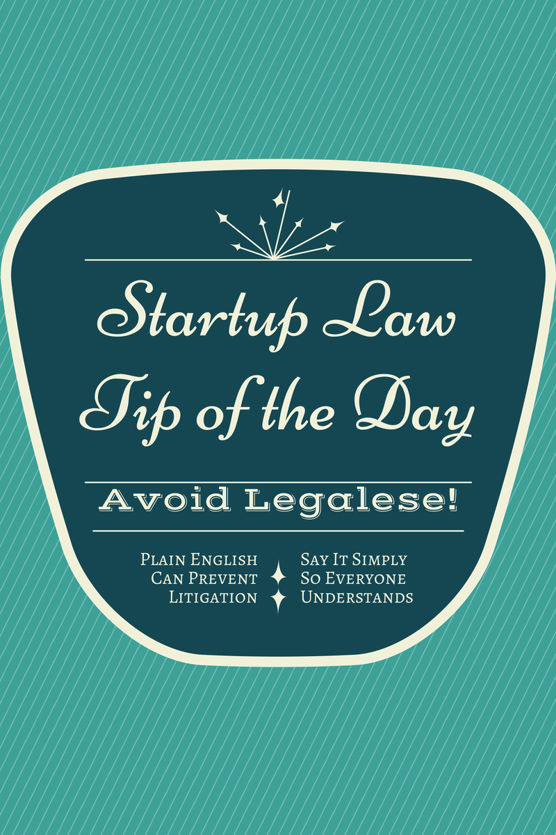 Startup Law Tip of the Day [Infographic]