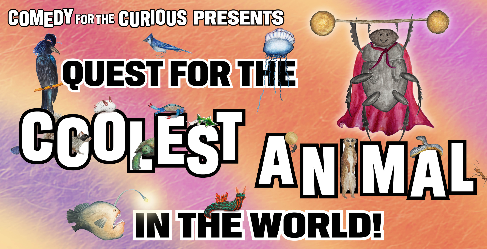 Comedy For The Curious Presents: Quest For The Coolest Animal In The World
