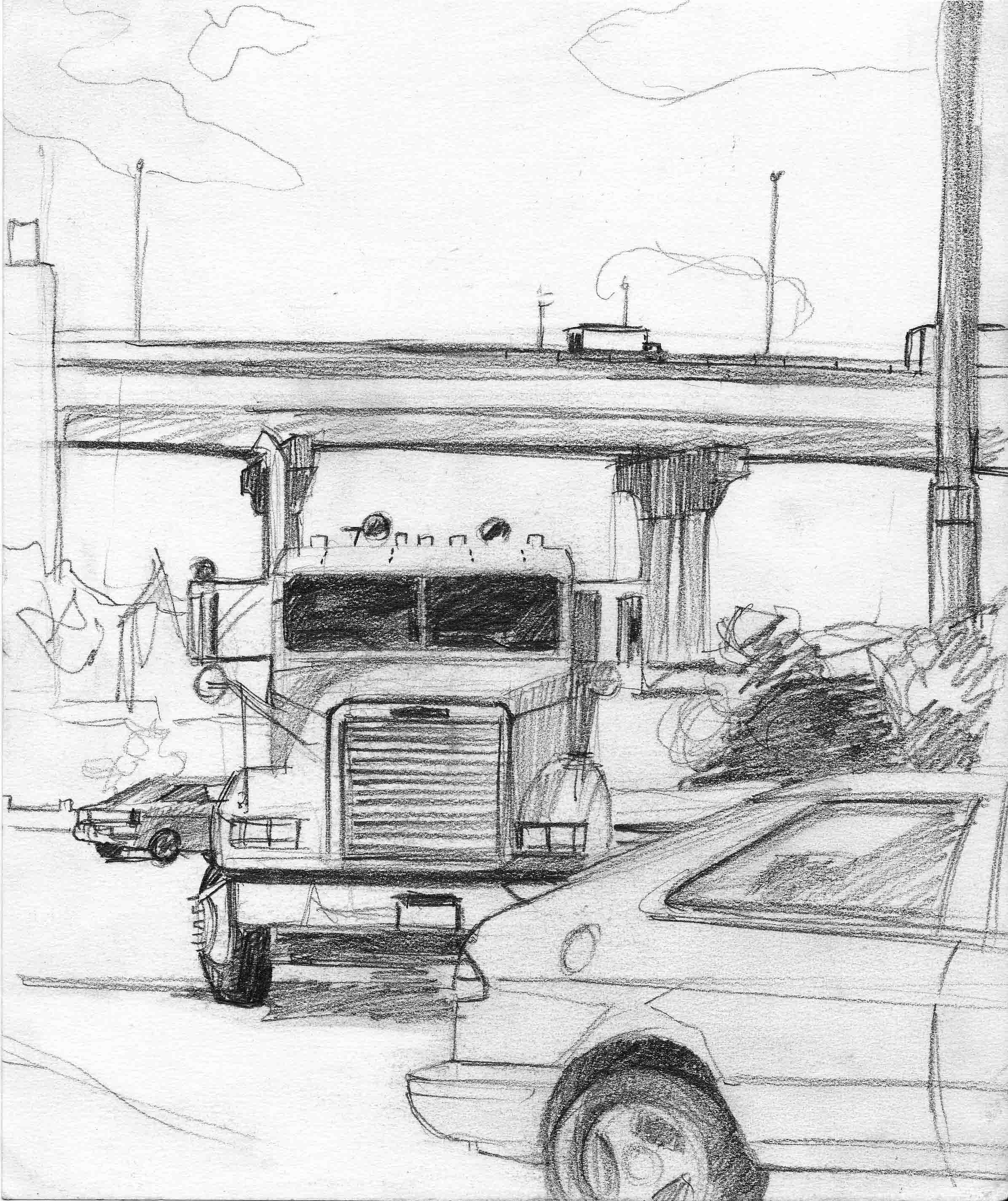 Pencil on paper, 12" x 9"
