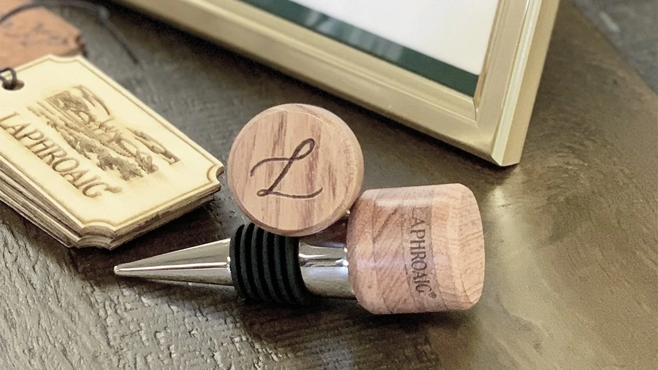 Hand-lettered calligraphy wood burning with custom lettering