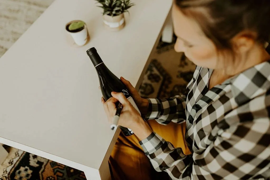 Emily Howell, customizing gifts for a brand activation