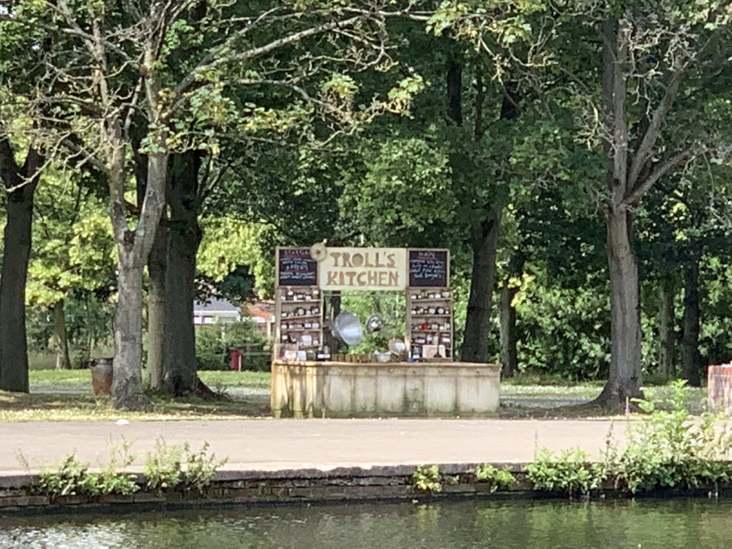 The Troll’s Kitchen in situ at Platt Fields Park in Manchester for Picnic in the Park, July 7th 2019