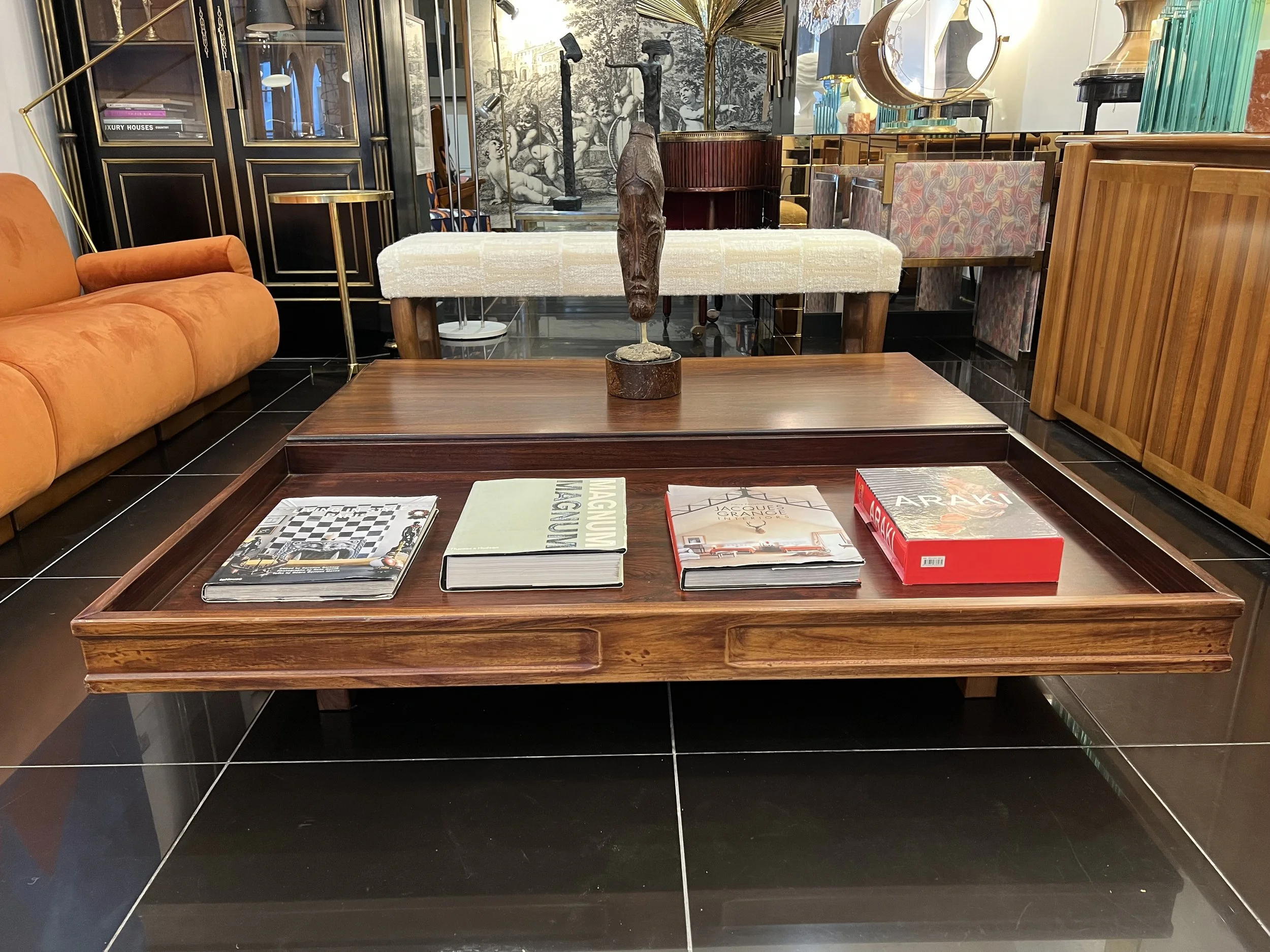 Large Low Level Coffee/Cocktail Table in the style of Carlo Hauner