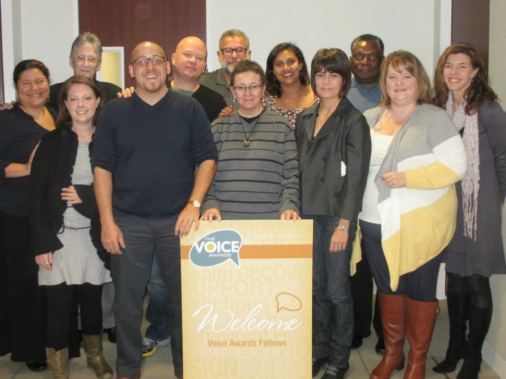 2012-13 SAMHSA VOICE AWARDS FELLOWS and mentors from vanguard communications, WASHINGTON D.C., 12/7/2012