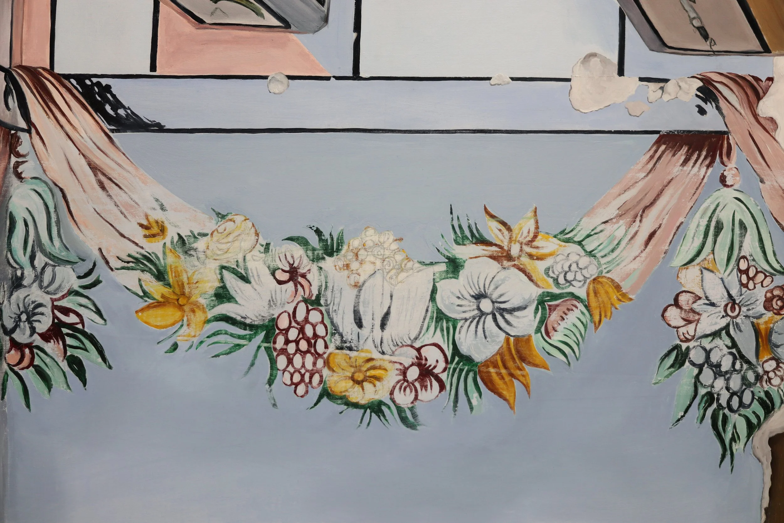  Charlotta Westergren  Those Who Toil In This Place  2020  oil on linen  60 x 72 inches  Detail 