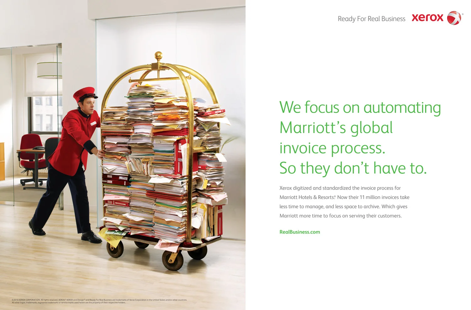 Xerox Merriott, Young & Rubicam NYC