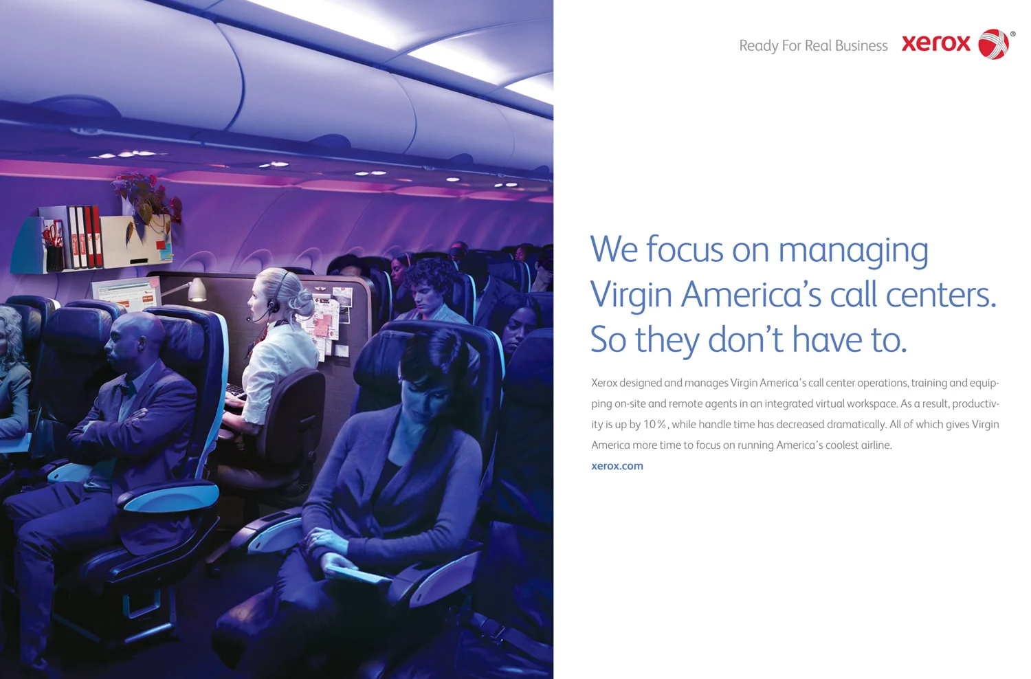 Xerox Virgin, Advertising