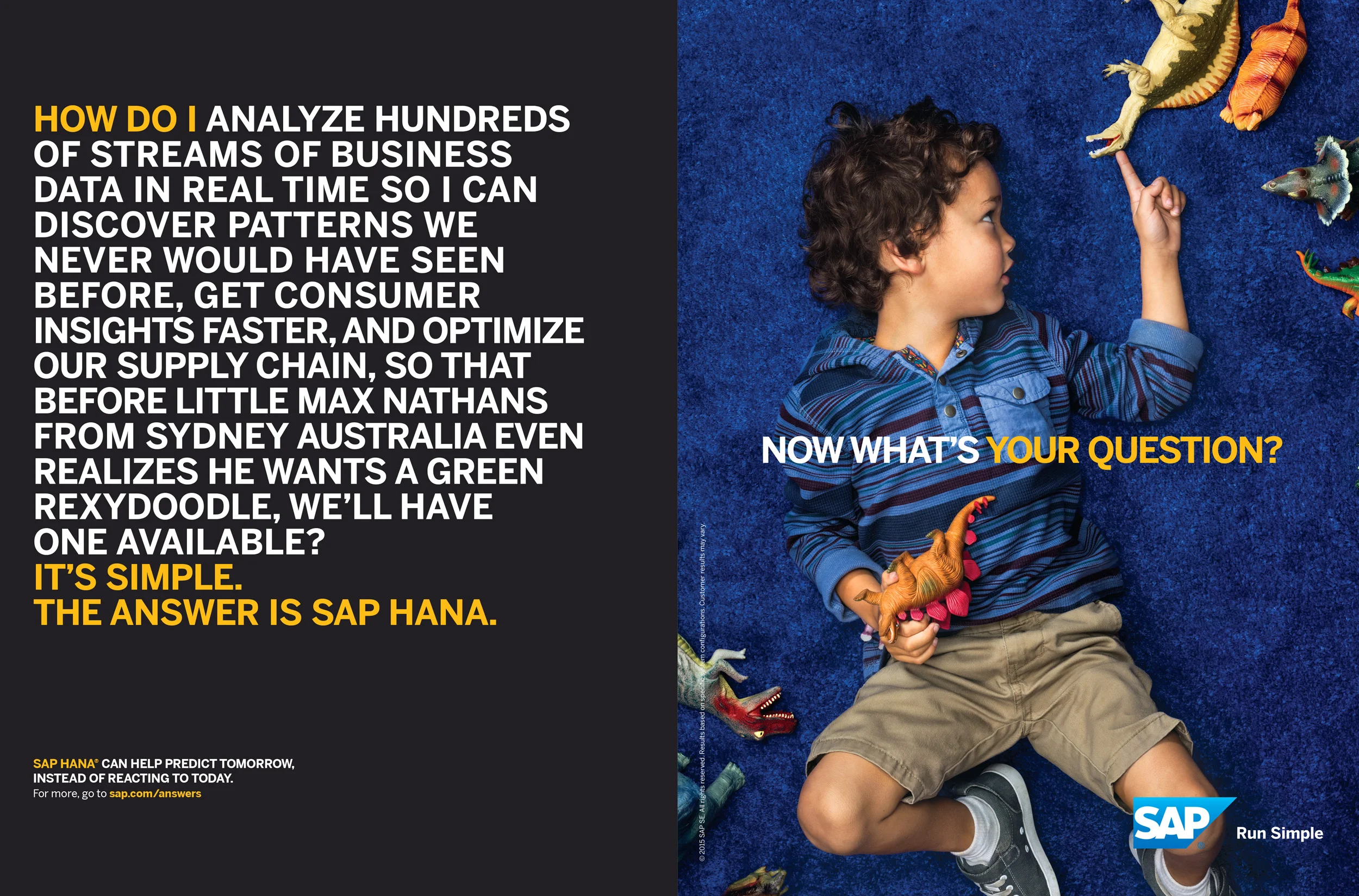 SAP Hana, Advertising