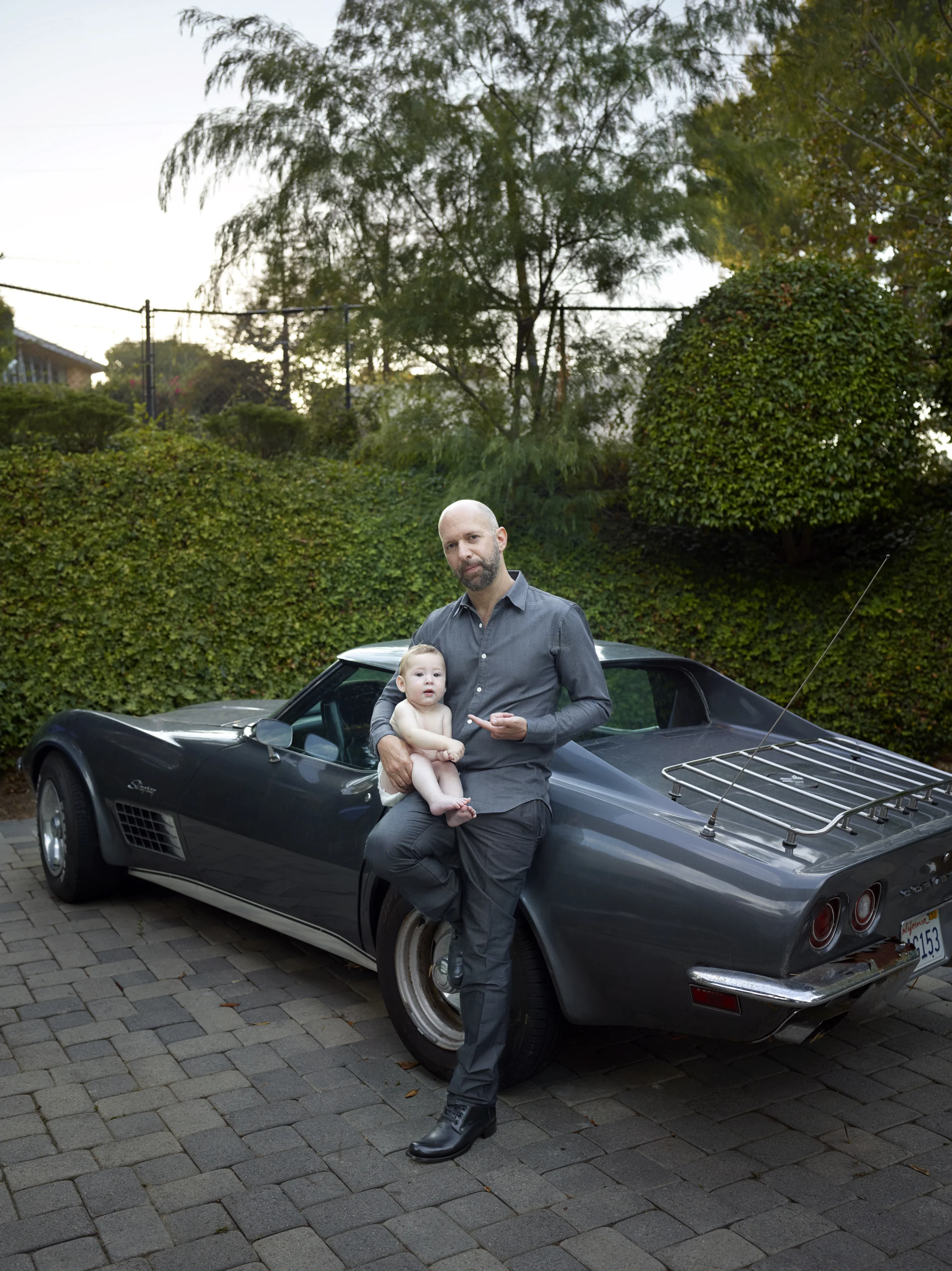 Neil Strauss, with son Tenn