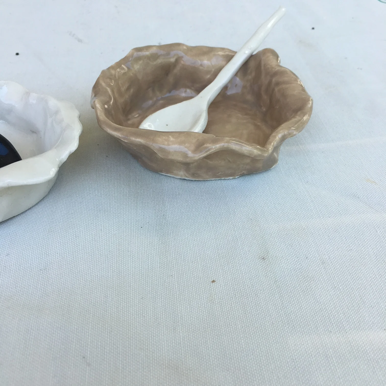 Salt Cellar brown with white spoon.JPG