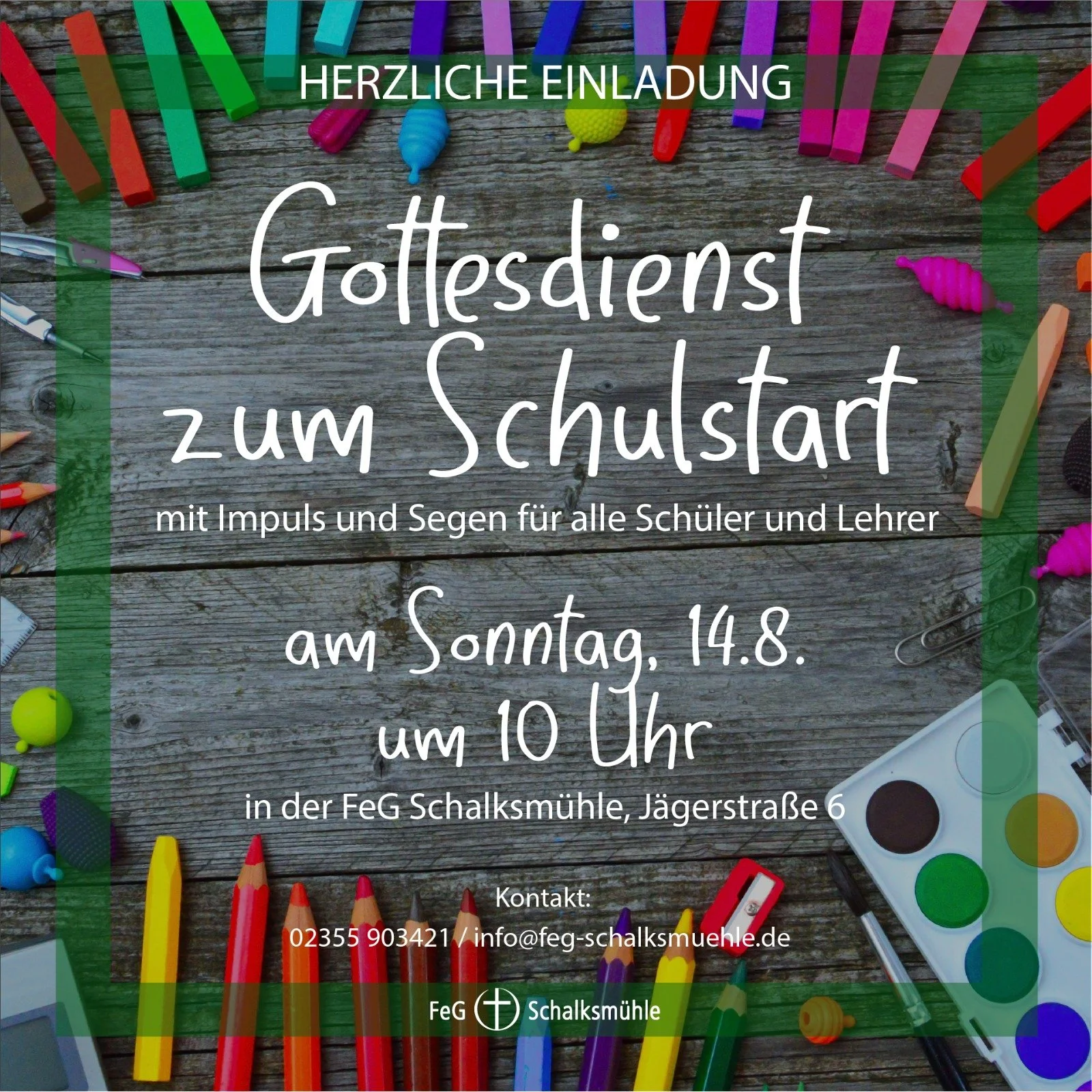 Gottesdienst zum Schulstart