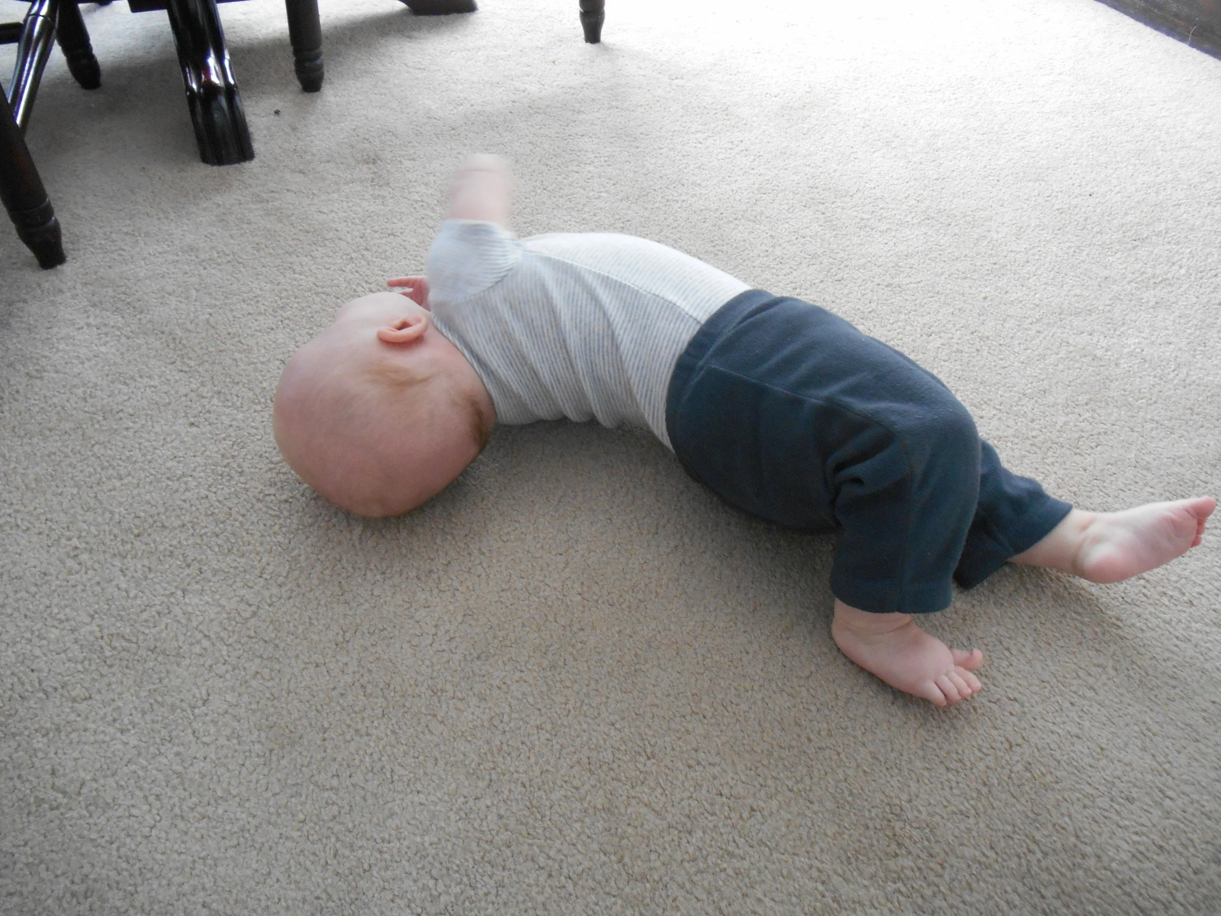 an action shot- rolling in progress! 