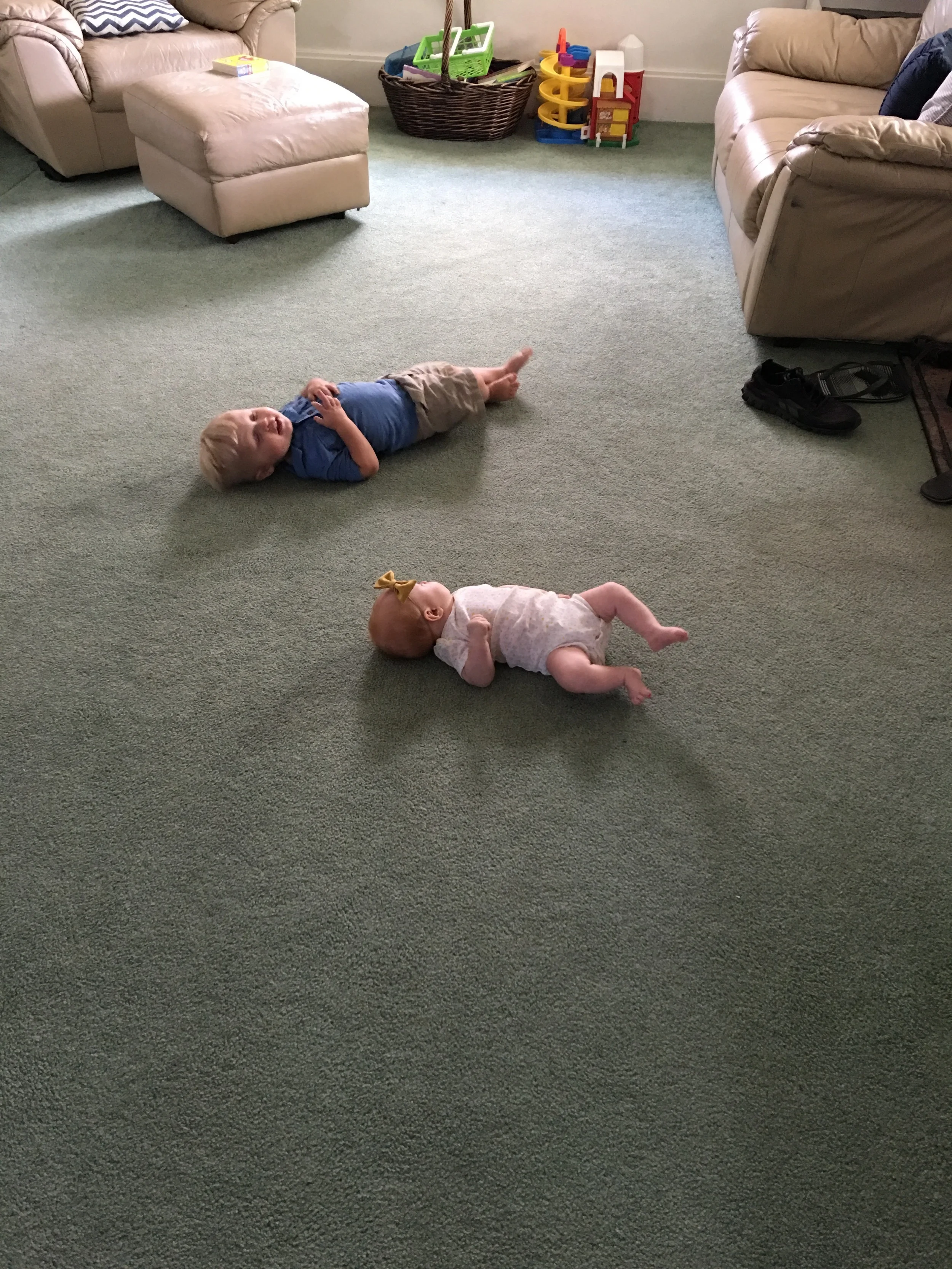 Then we just needed to lay by her. 