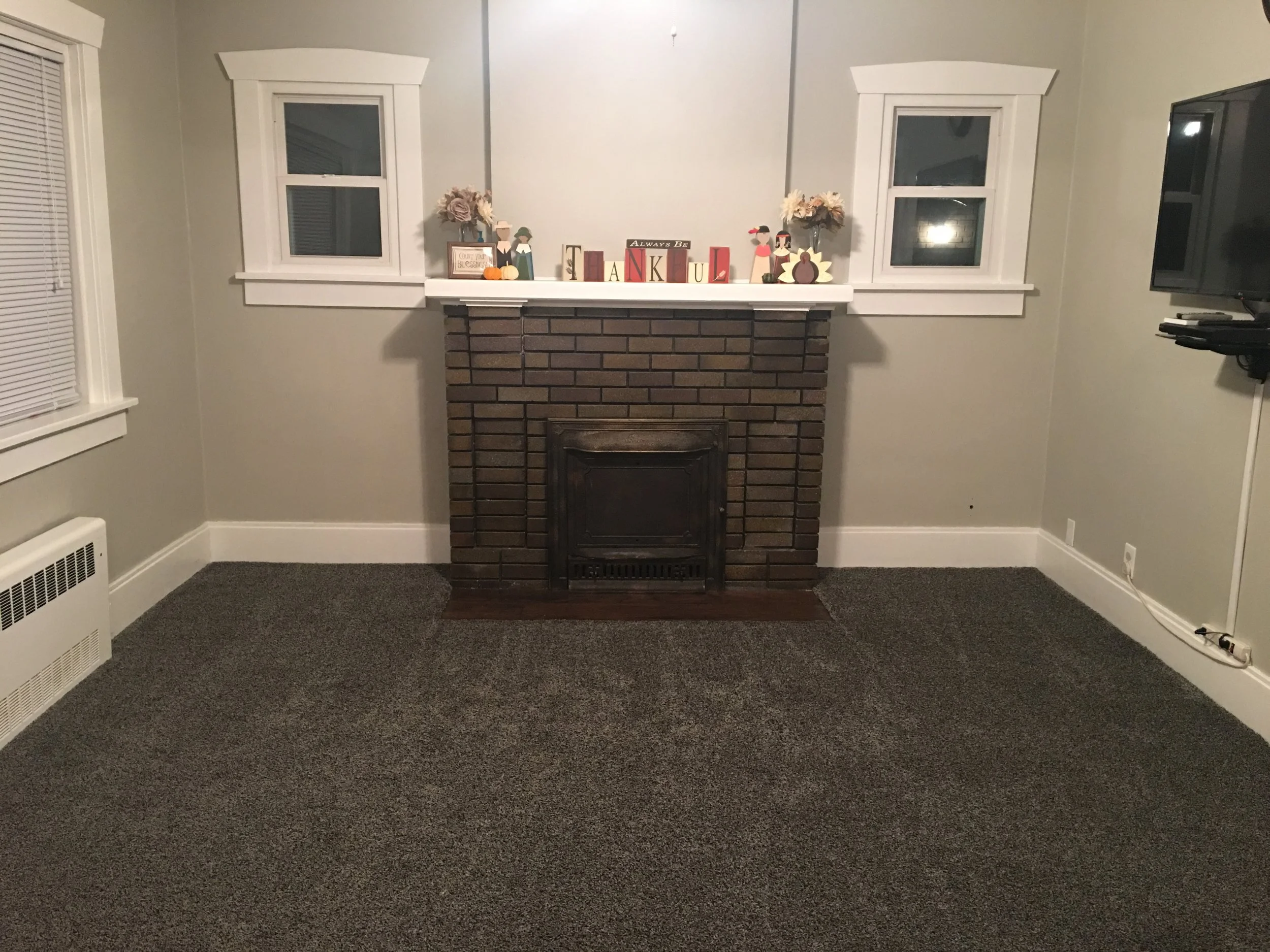 East side: Looking so good! Only needing furniture! 
