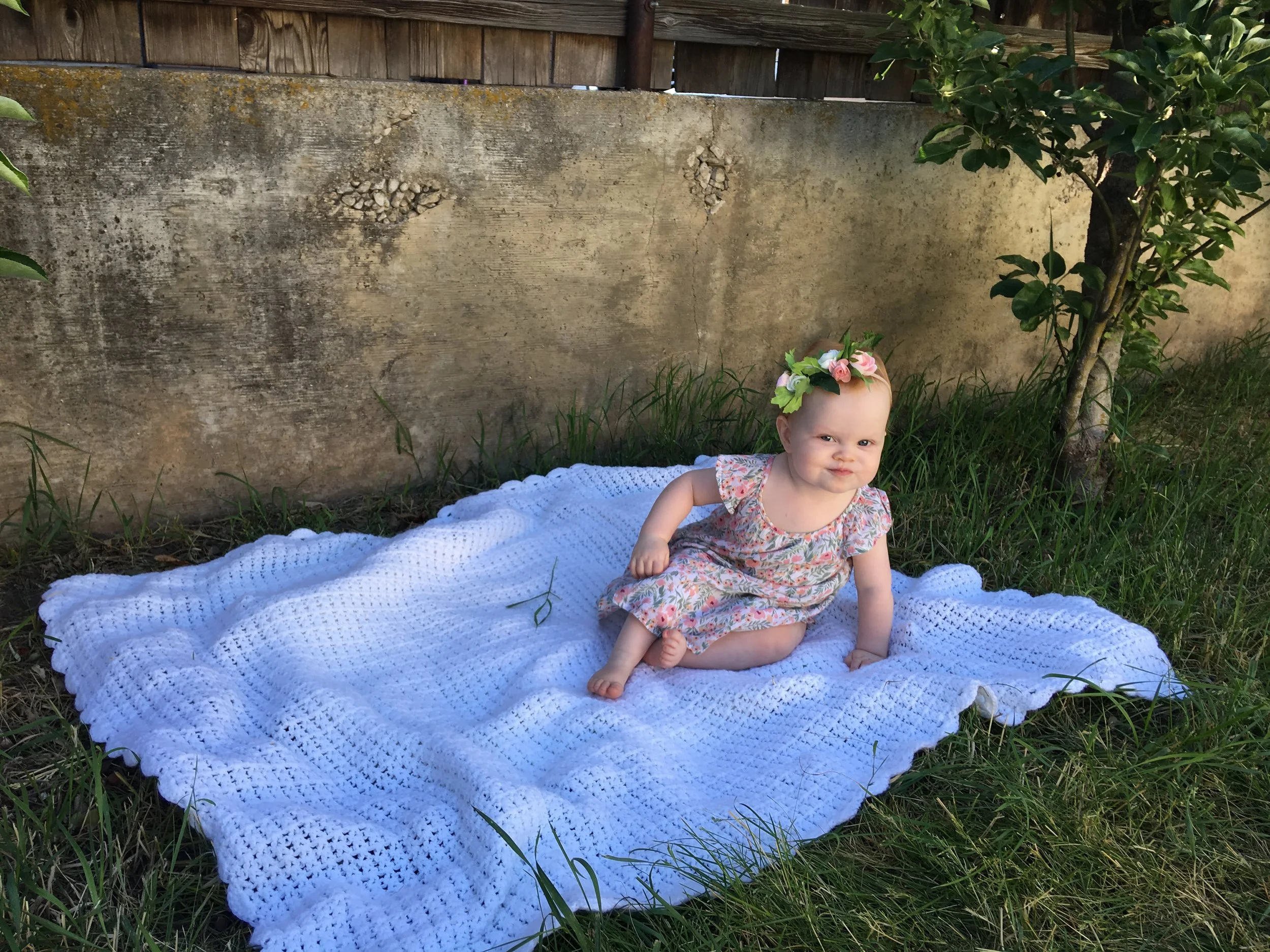 Does she not look like a little cherub from a Renaissance painting?! Kills me! &nbsp; 