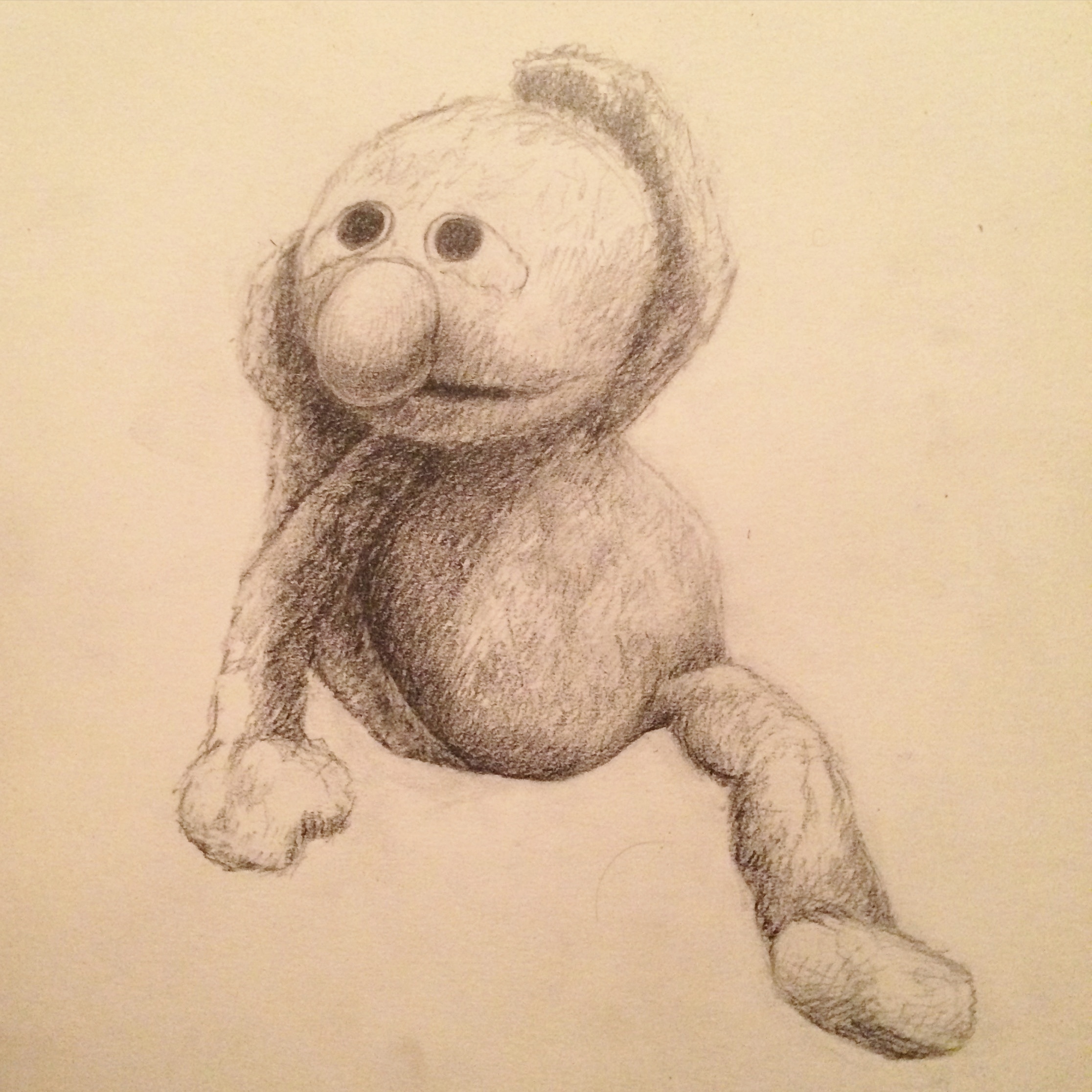 Grover always feels slightly ridiculous when attempting full compass pose.