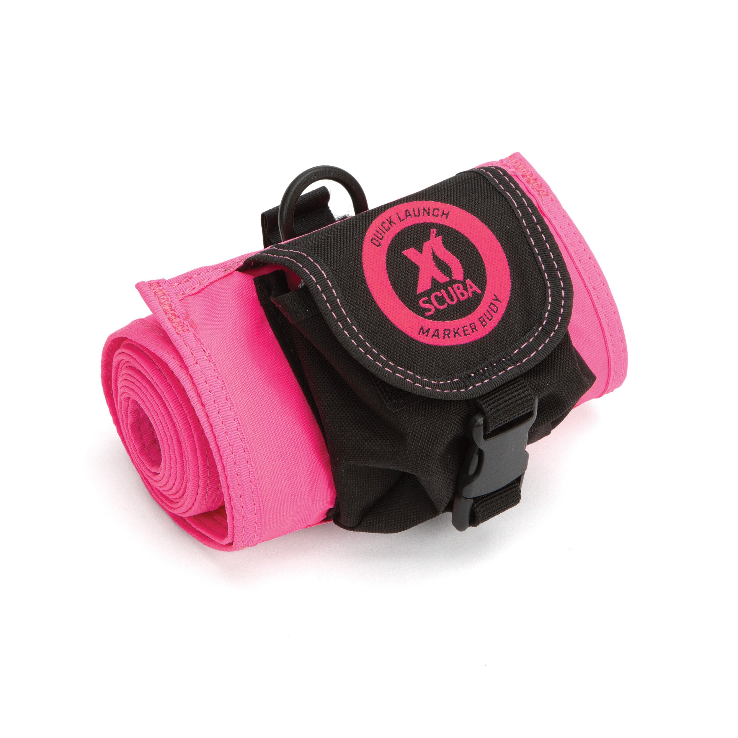 AC085-PK “Quick Launch” Marker Buoy Pink - Rolled Up