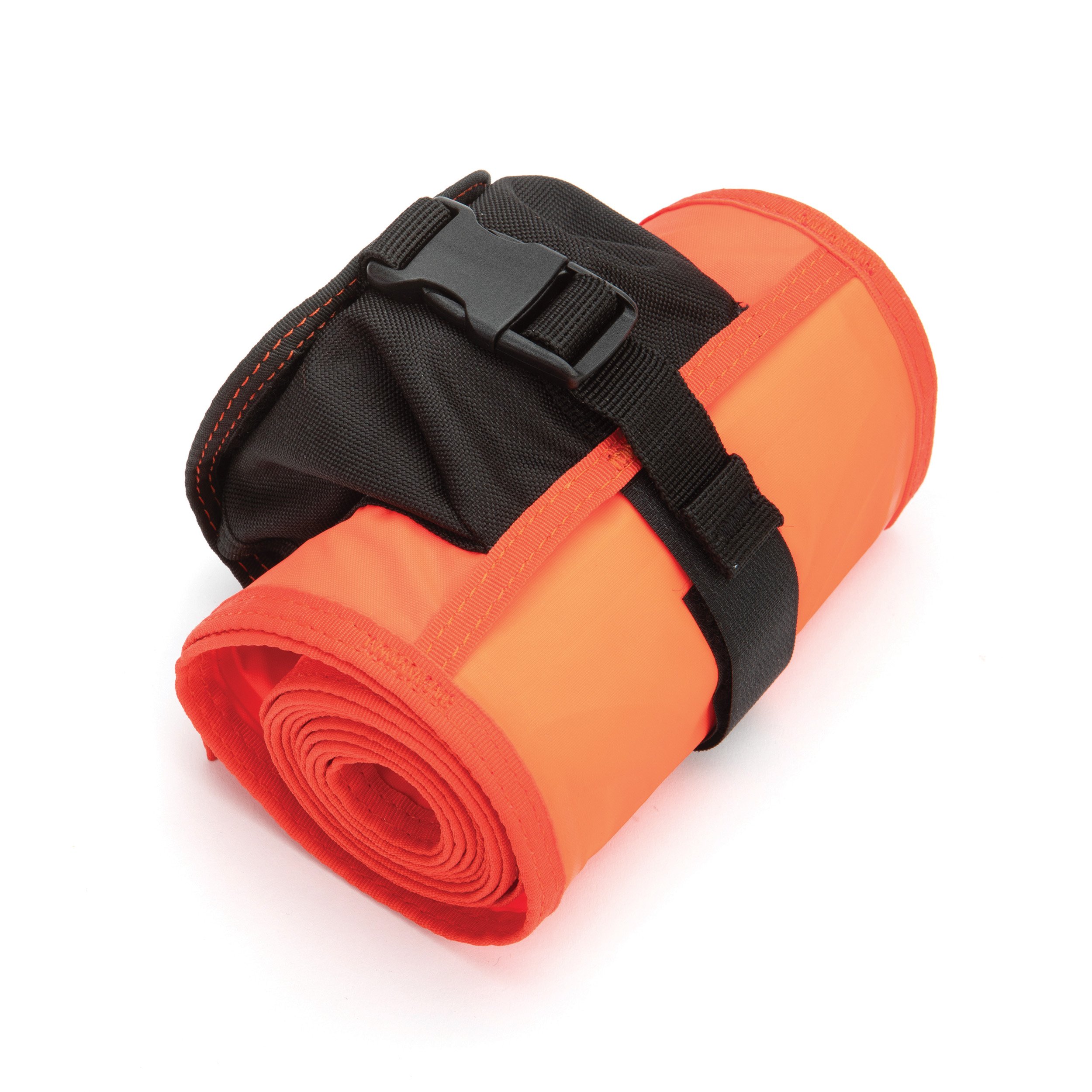 AC085-OR “Quick Launch” Marker Buoy Orange - Rolled Up Bottom