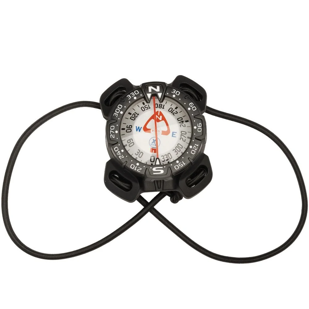Scuba Choice Diving Compass - Wrist/Bungee Mount, 80m Waterproof, Easy-Read Navigation For Scuba & Snorkeling