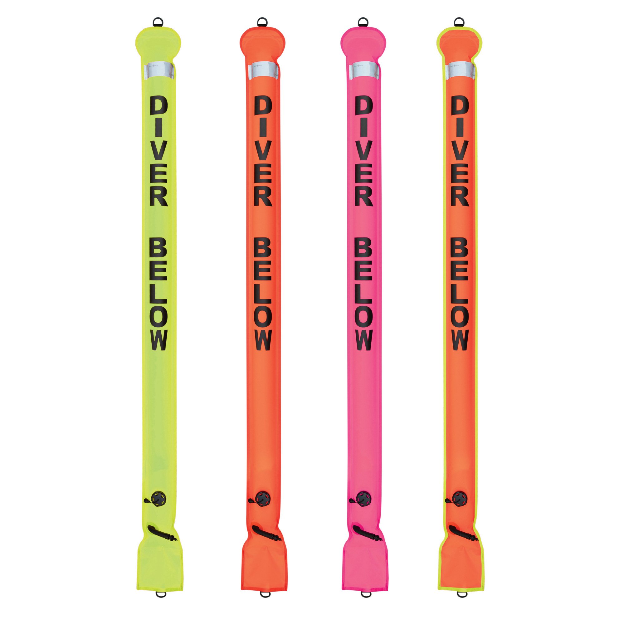 AC085 “Quick Launch” Marker Buoy Colors Inflated - Front