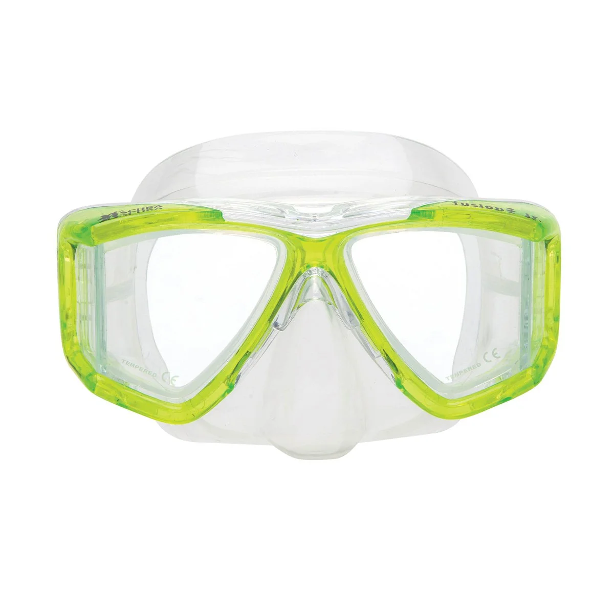 MA220TYL Fusion 2 Jr. Mask Yellow - Front