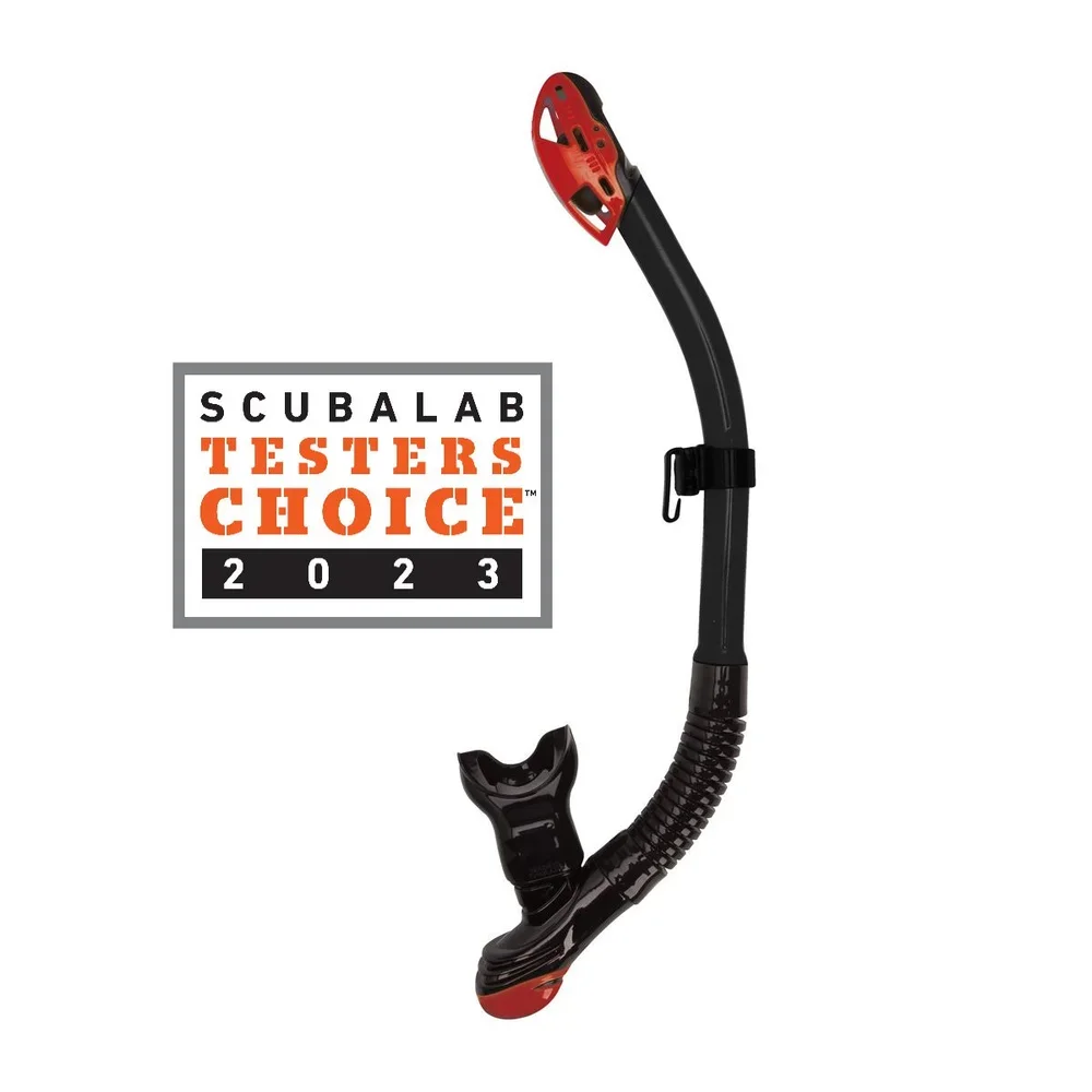 SN120BS-RD-Passage-Snorkel-Black-Silicone-Fire-Red-Testers-Choice.webp