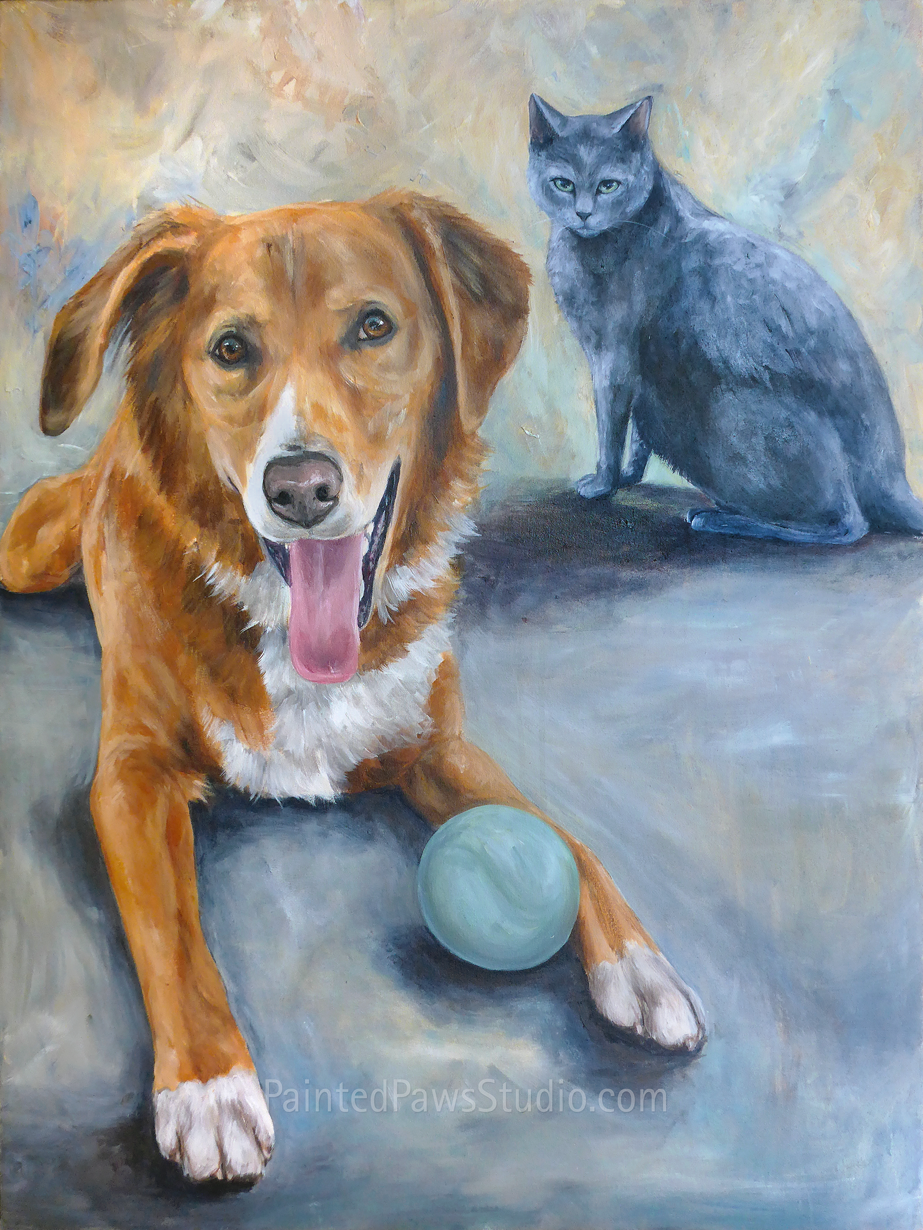 Ammo & Mookie | 30" x 40"