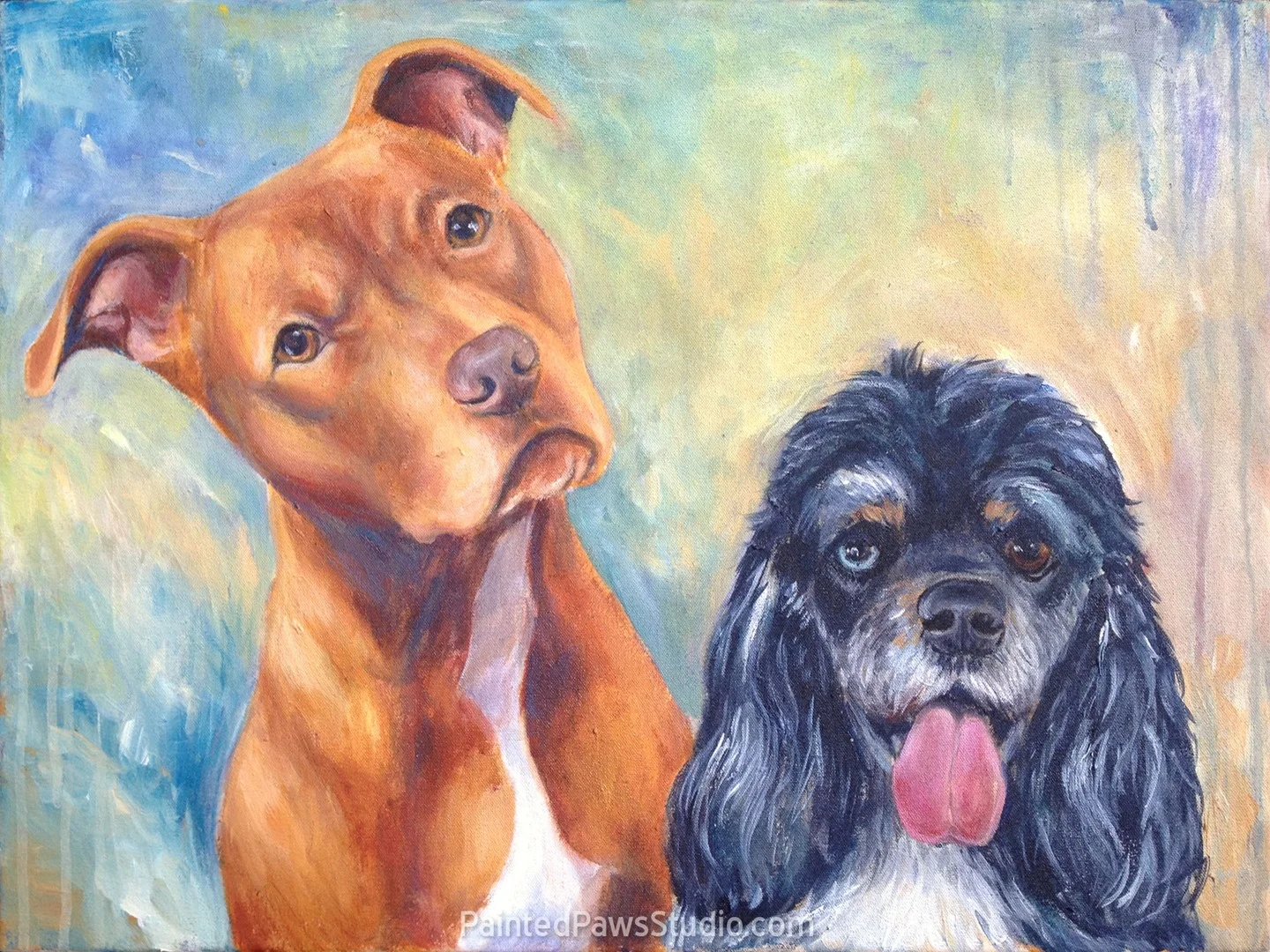 Izzie & Stevee | 18" x 24"