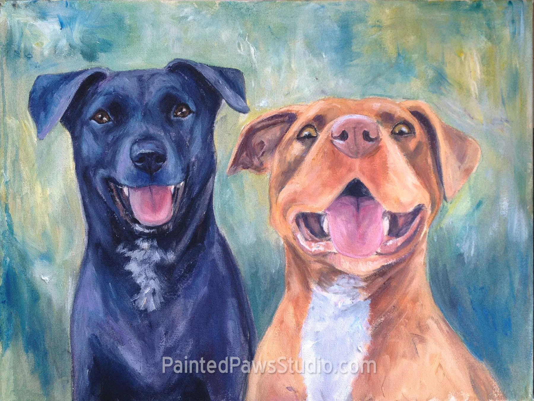 Olive & Ruby | 18" x 24"