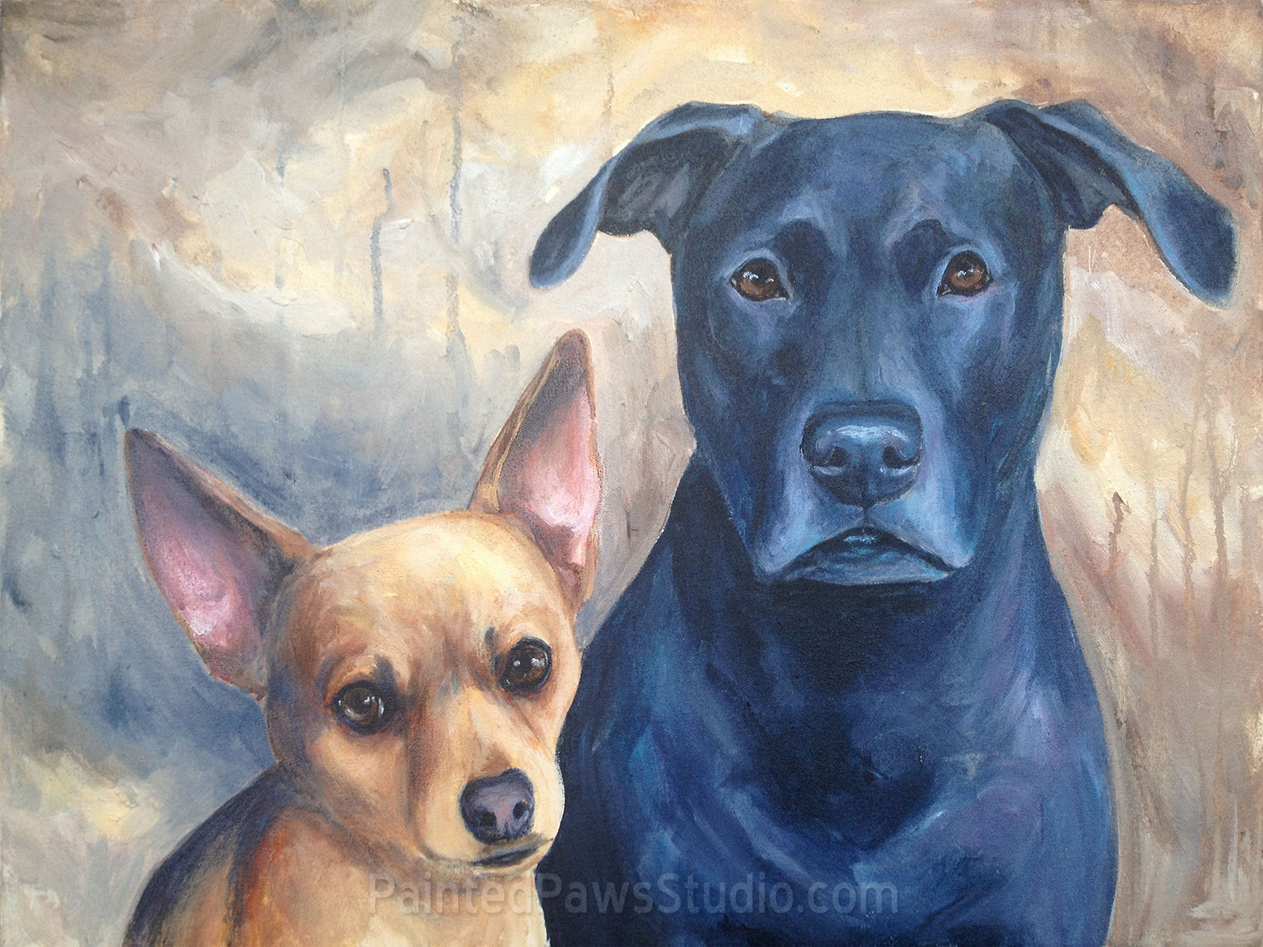 Vinny & Petunia | 18" x 24"