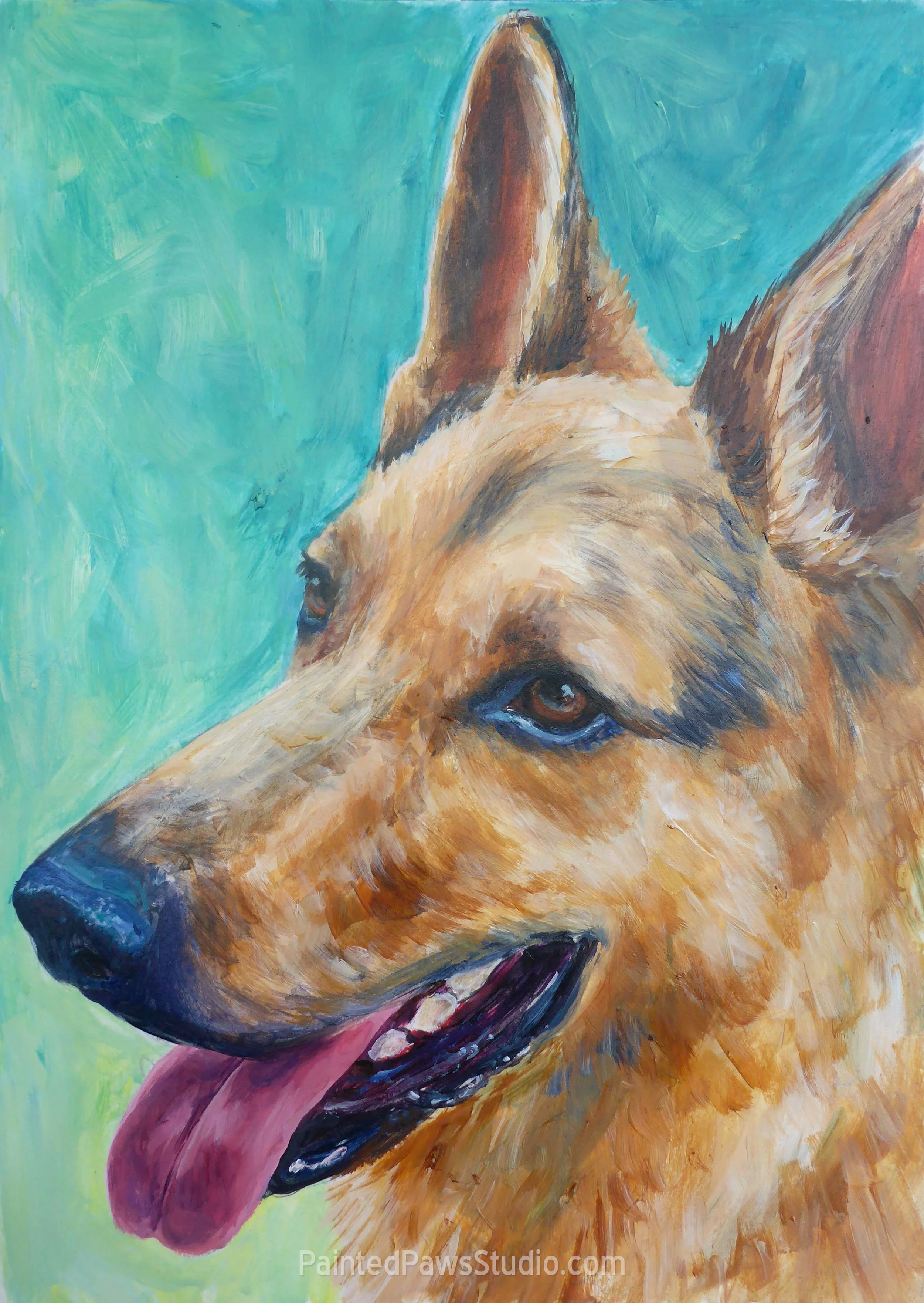 Gentle Max | 9" x 12"  | standard background