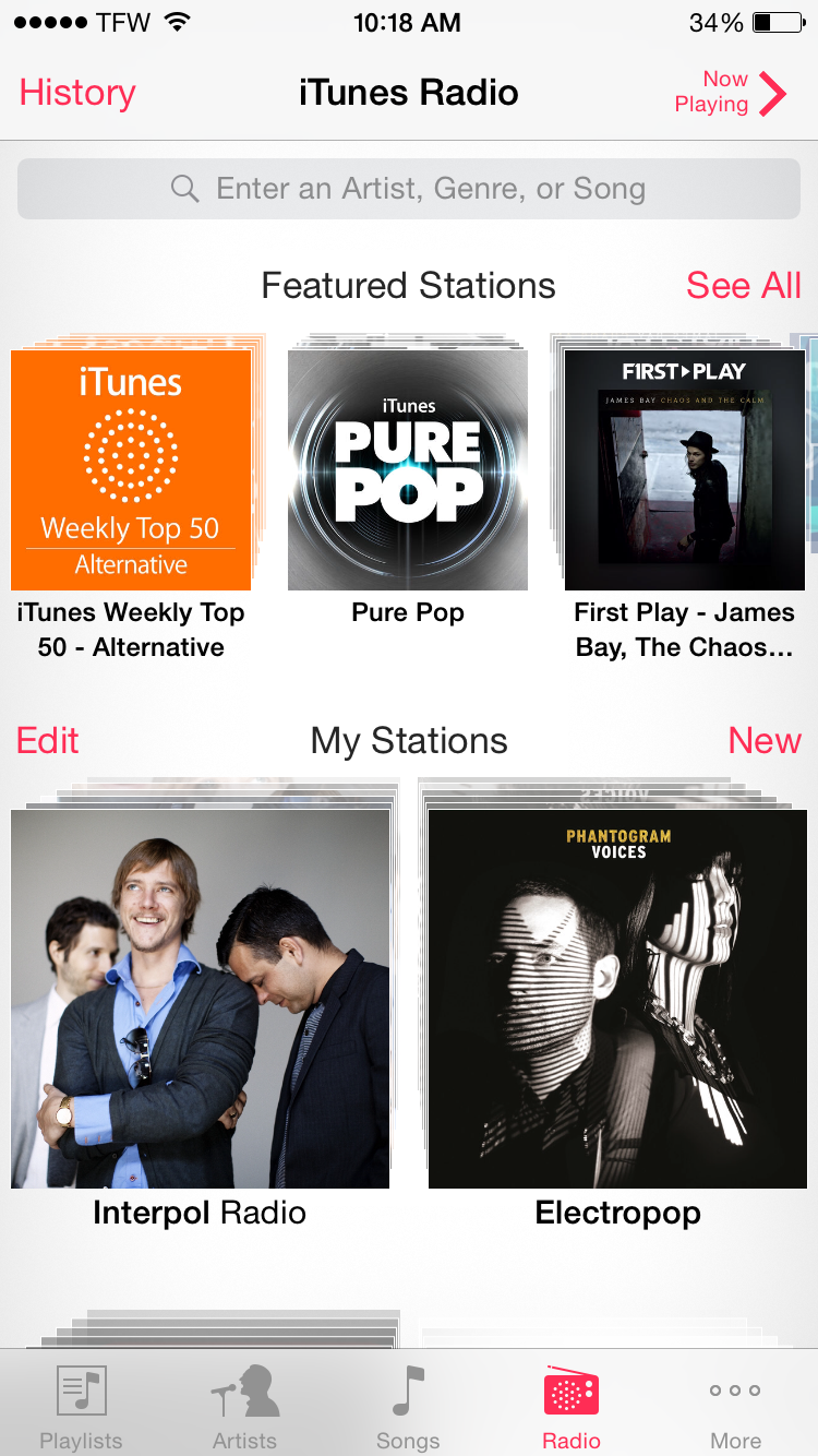 best free music streaming services Pandora vs Spotify vs iTunes Radio