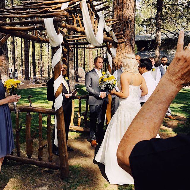 Like a whole month late, but I&rsquo;m so happy I got to see my family and celebrate Amanda and Tim in Pinetop for their wedding. Love you two! 💕🌟🐿