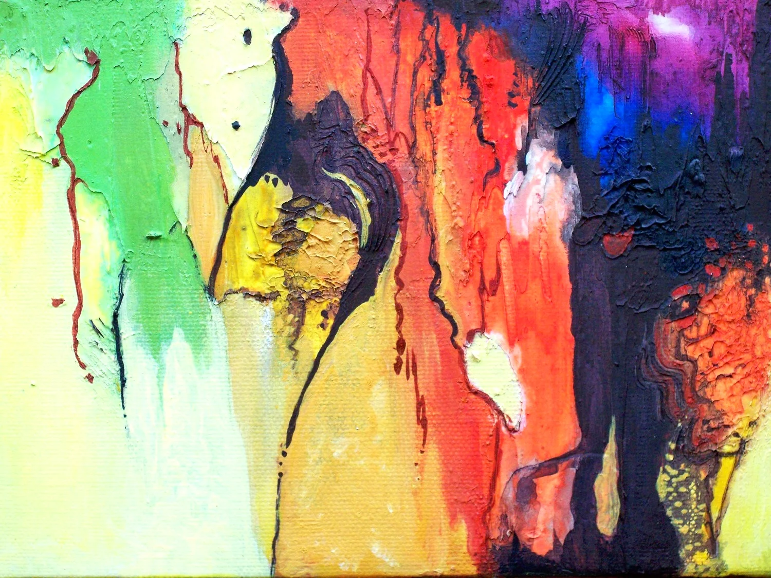  Acrylic on canvas,6”X4” (Sold)