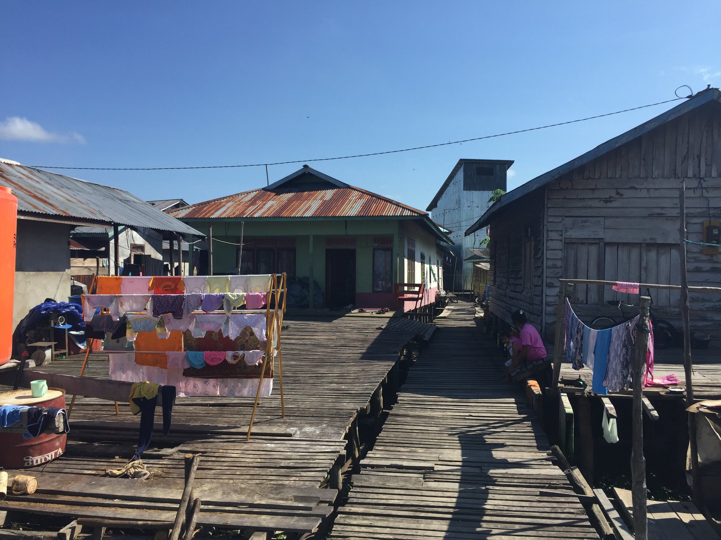 A peak inside one of the new villages we are working in
