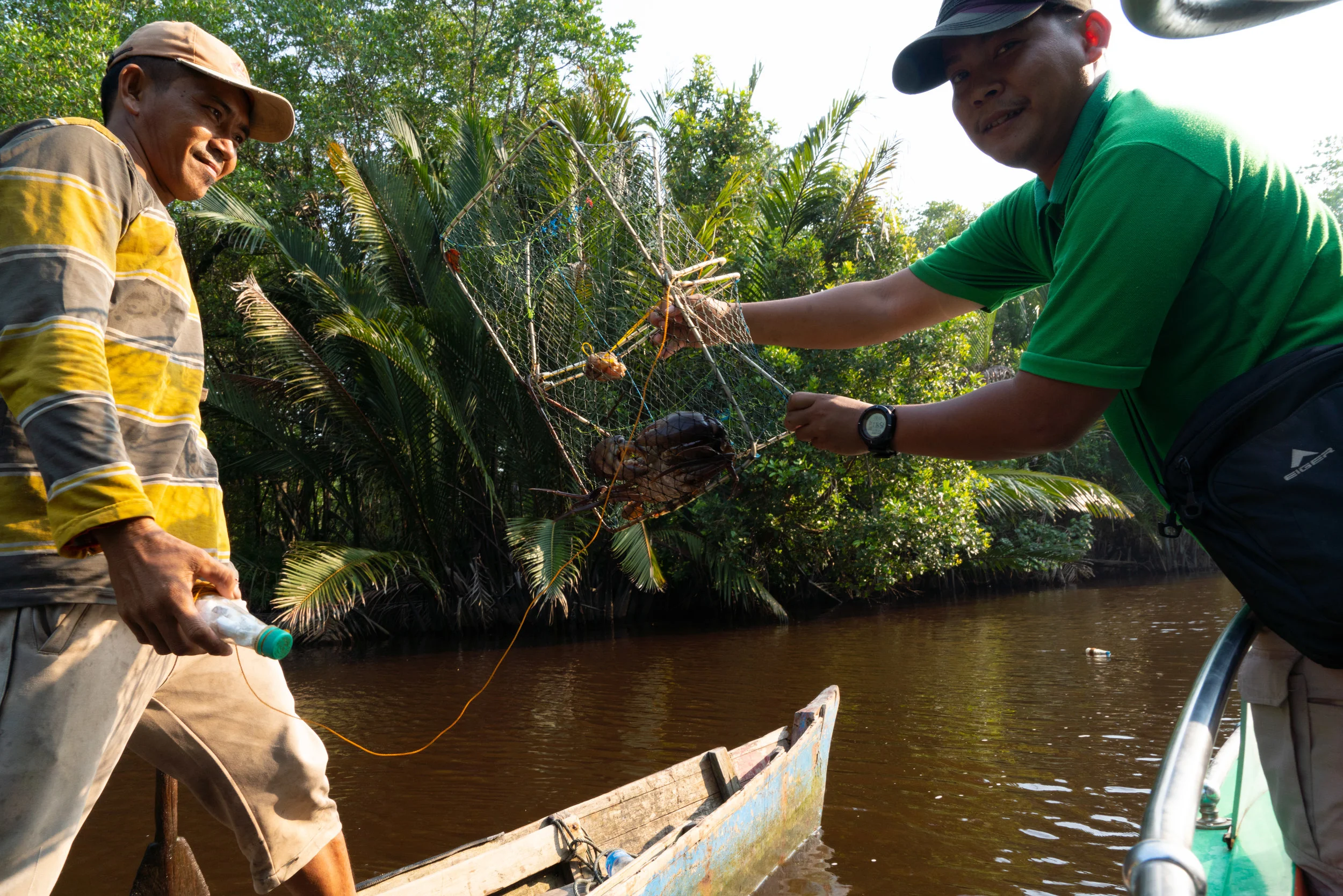 Experience a day of crab fishing - when the rivers open!
