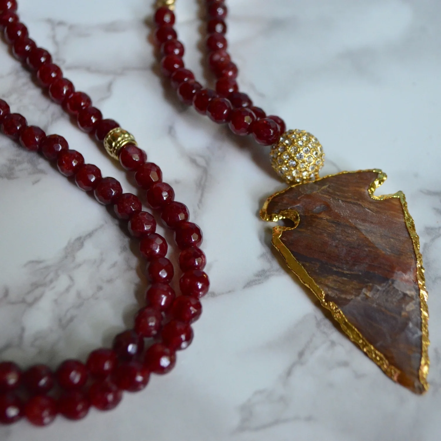 Black Point Arrowhead Necklace
