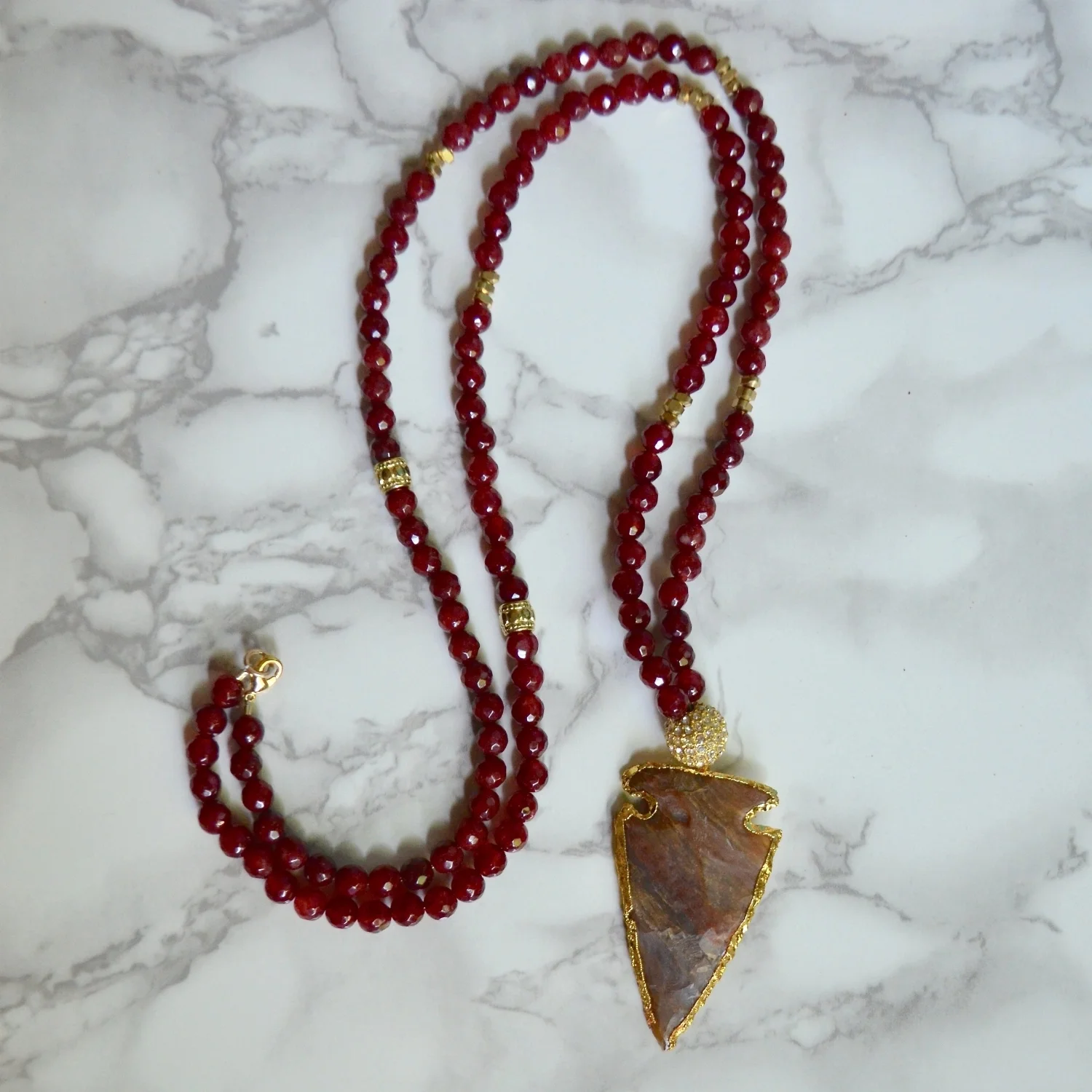 Black Point Arrowhead Necklace