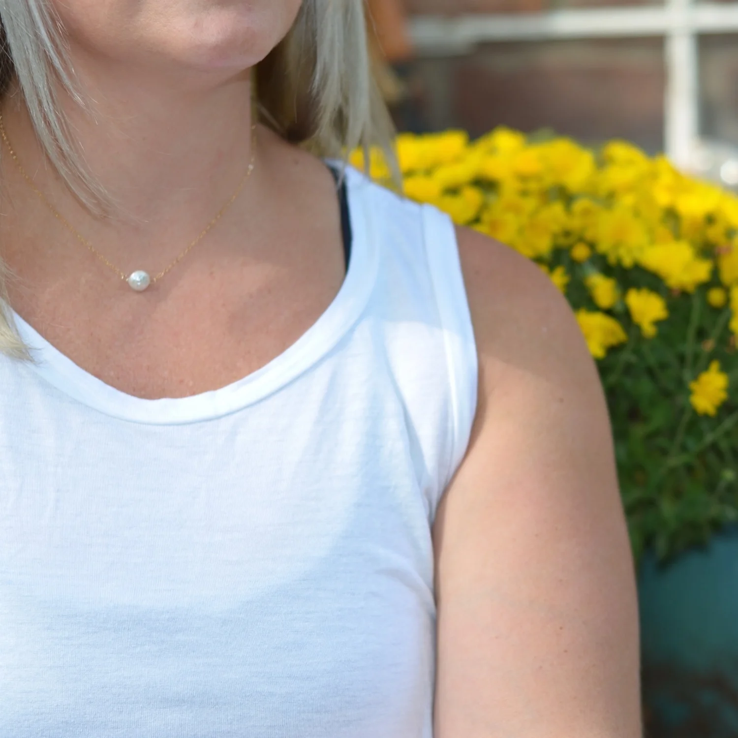 Coin Pearl Necklace