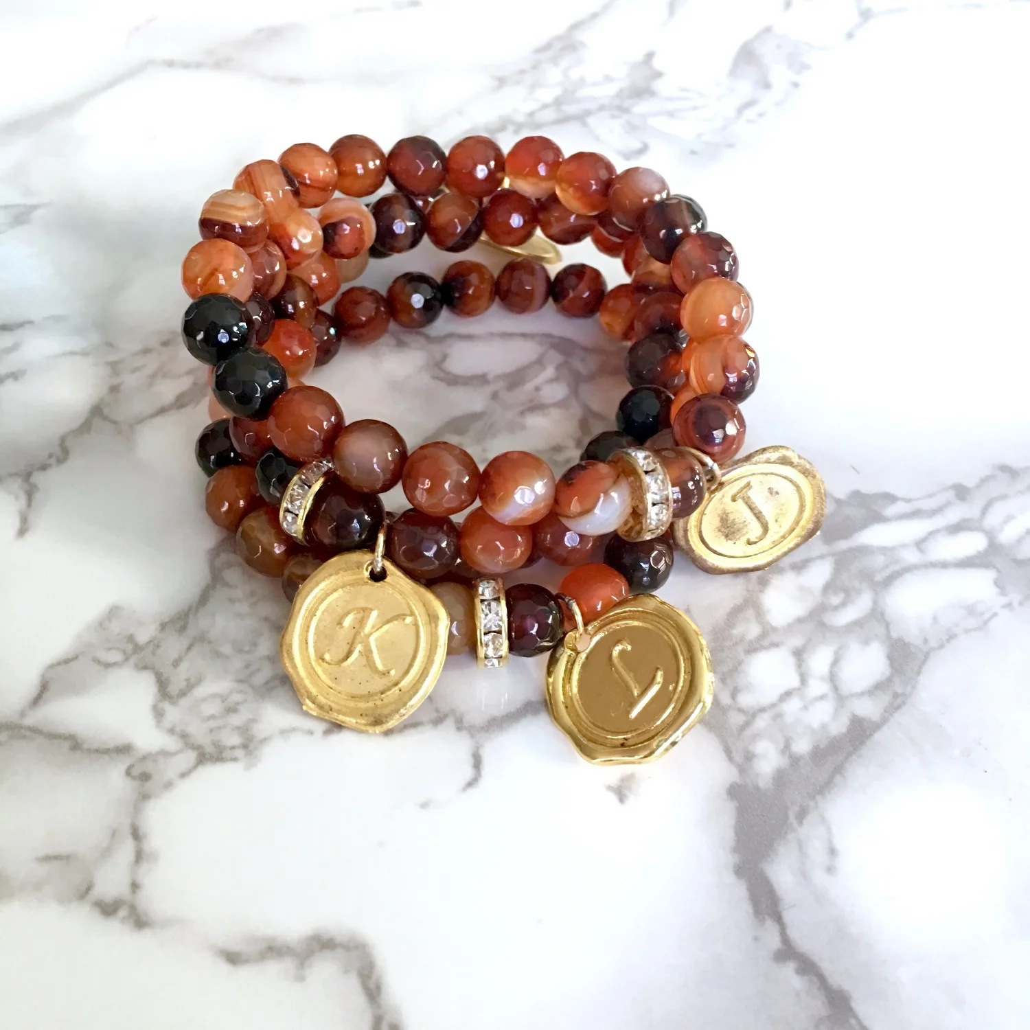 Initial Charm Bracelet