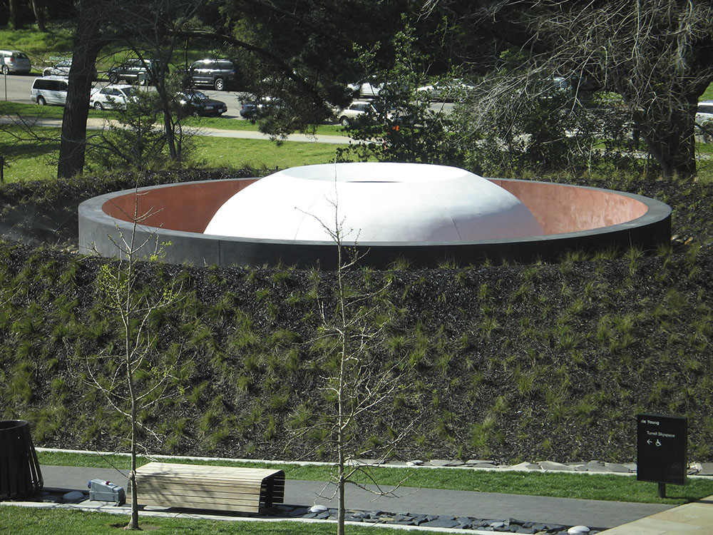  James Turrell,  Three Gems ,&nbsp;2005 (outside view)&nbsp; Permanent Skyspace Installation |&nbsp;M.H. de Young Museum,&nbsp;San Francisco, CA 