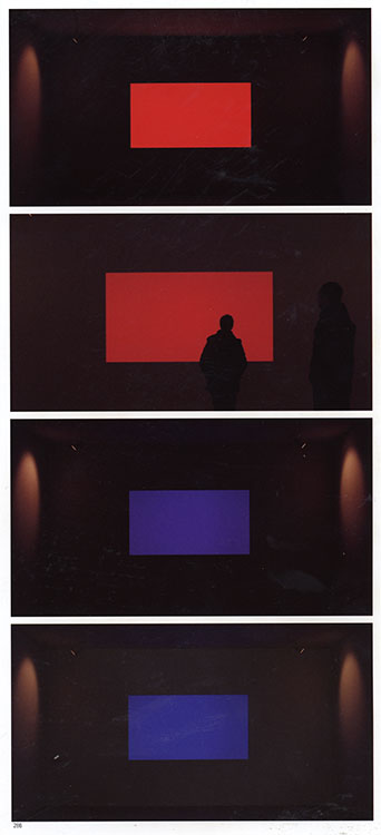  James Turrell,  Dinnebito ,&nbsp;2003 (color code: red through violet) |&nbsp;Tiny Town Series |&nbsp;LED light 